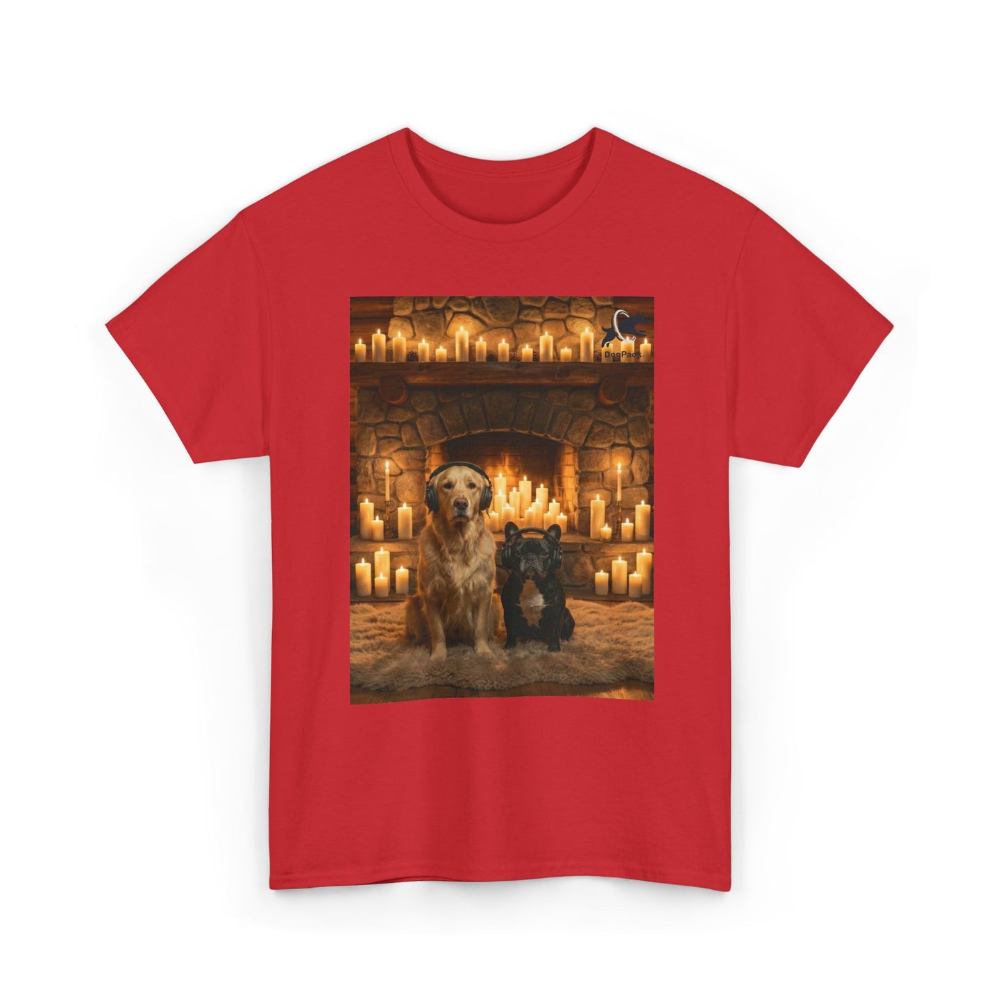 Goldie & Frenchie Staying Warm Front & Back Canada T‑Shirt - Ships from Canada