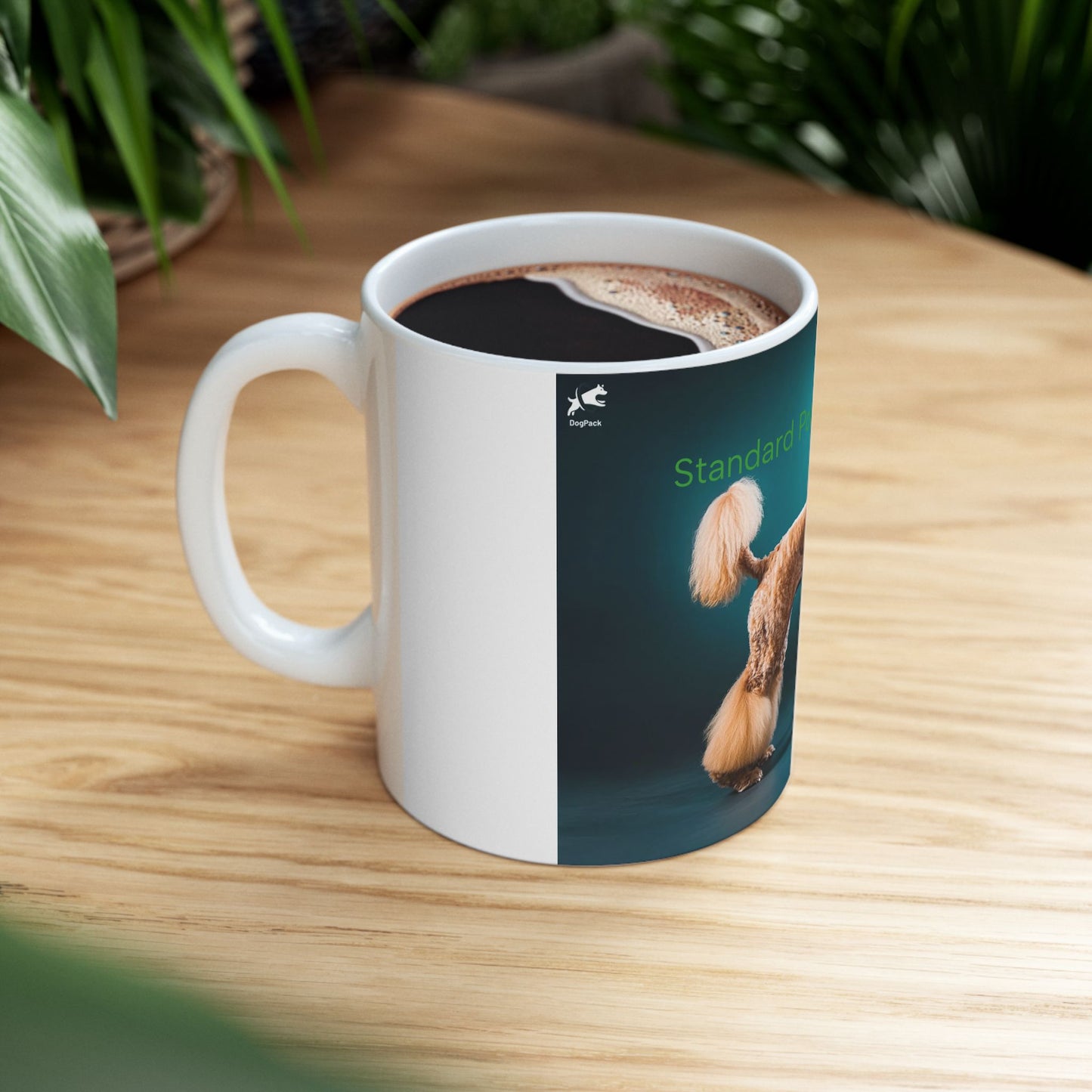 Standard Poodle Ceramic Mug — Standard Poodle Dog Breed Coffee Cup (11oz & 15oz)