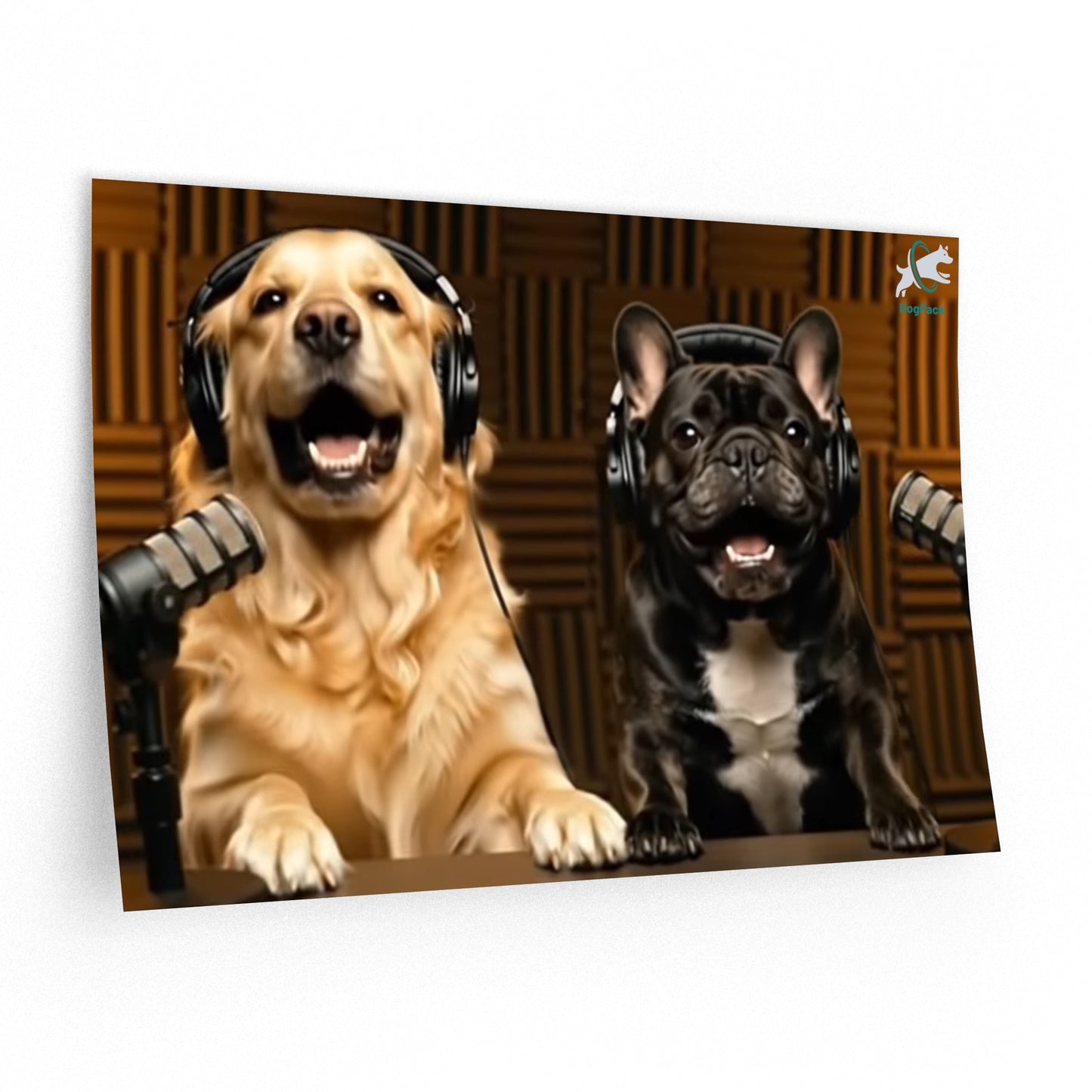 Goldie & Frenchie Laughing Wall Decal