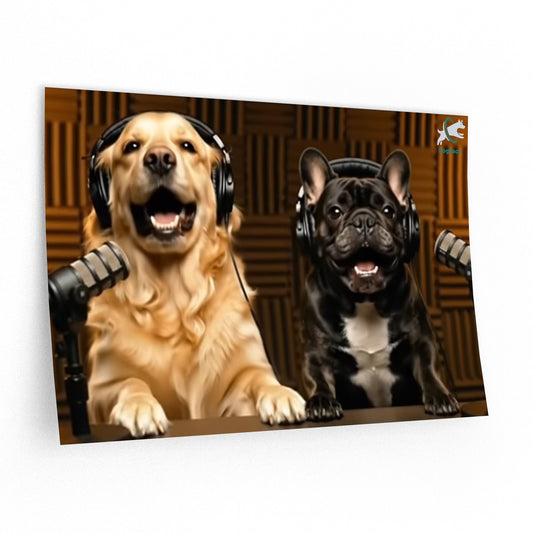 Goldie & Frenchie Laughing Wall Decal