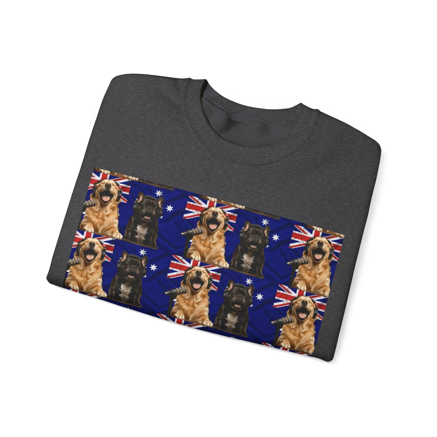 Goldie & Frenchie Australian Pride Crewneck Sweatshirt — Fully Printed Special Edition - Ships from Australia + New Zealand