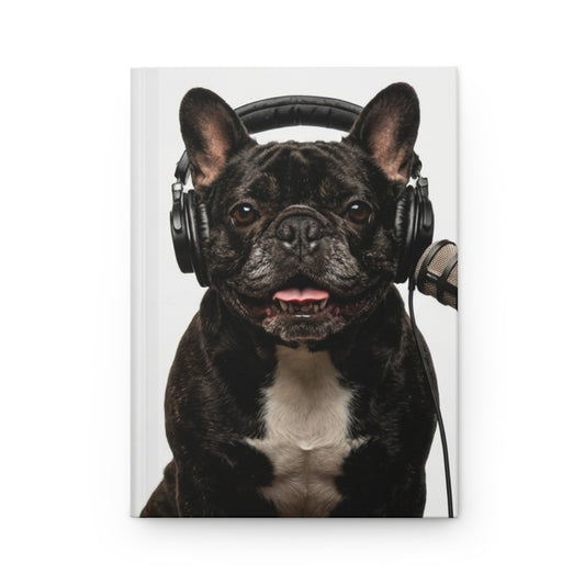 Goldie & Frenchie Smiling Hardcover Notebook