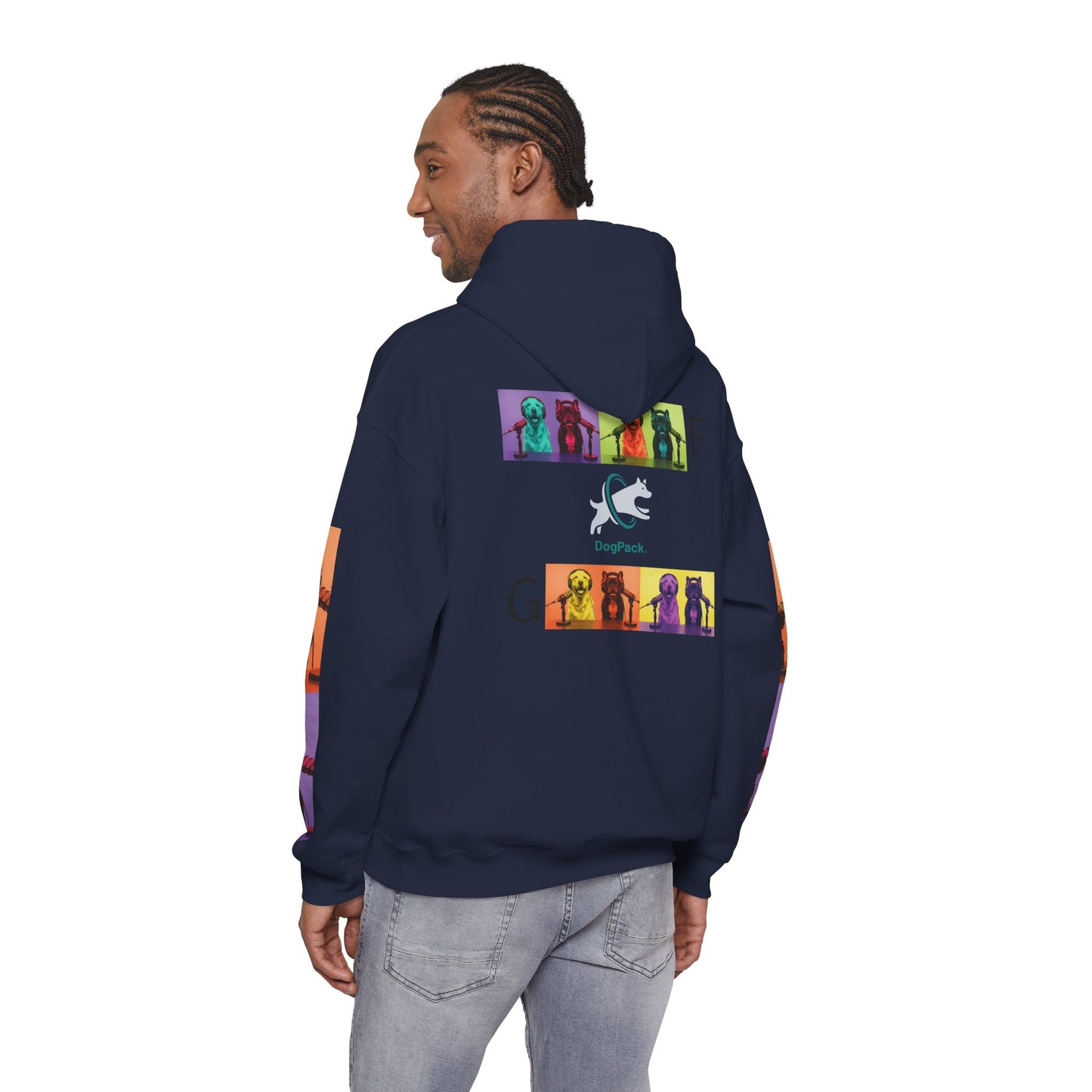 Goldie & Frenchie Cruisin' Hoodie — G&F "Windows down, music up" - Warhol inspired