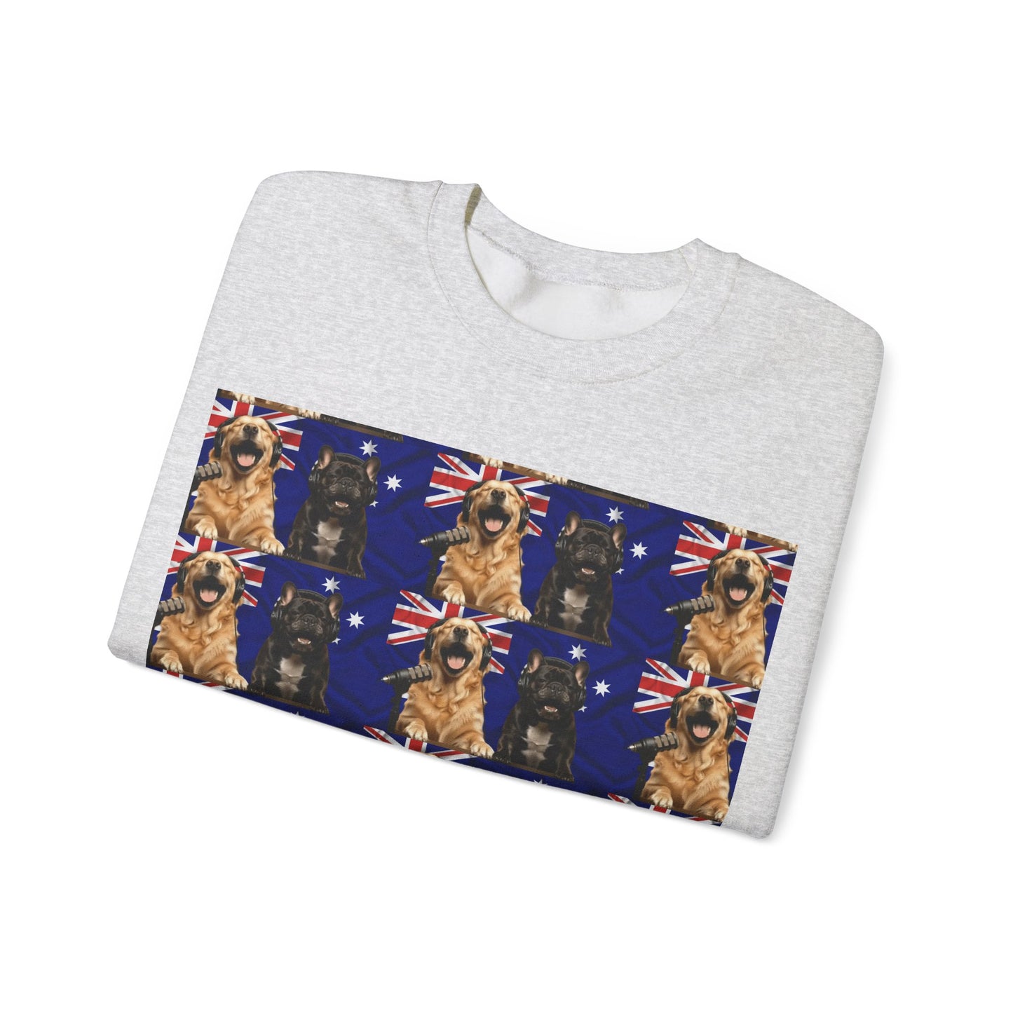 Goldie & Frenchie Australian Pride Crewneck Sweatshirt — Fully Printed Special Edition - Ships from Australia + New Zealand