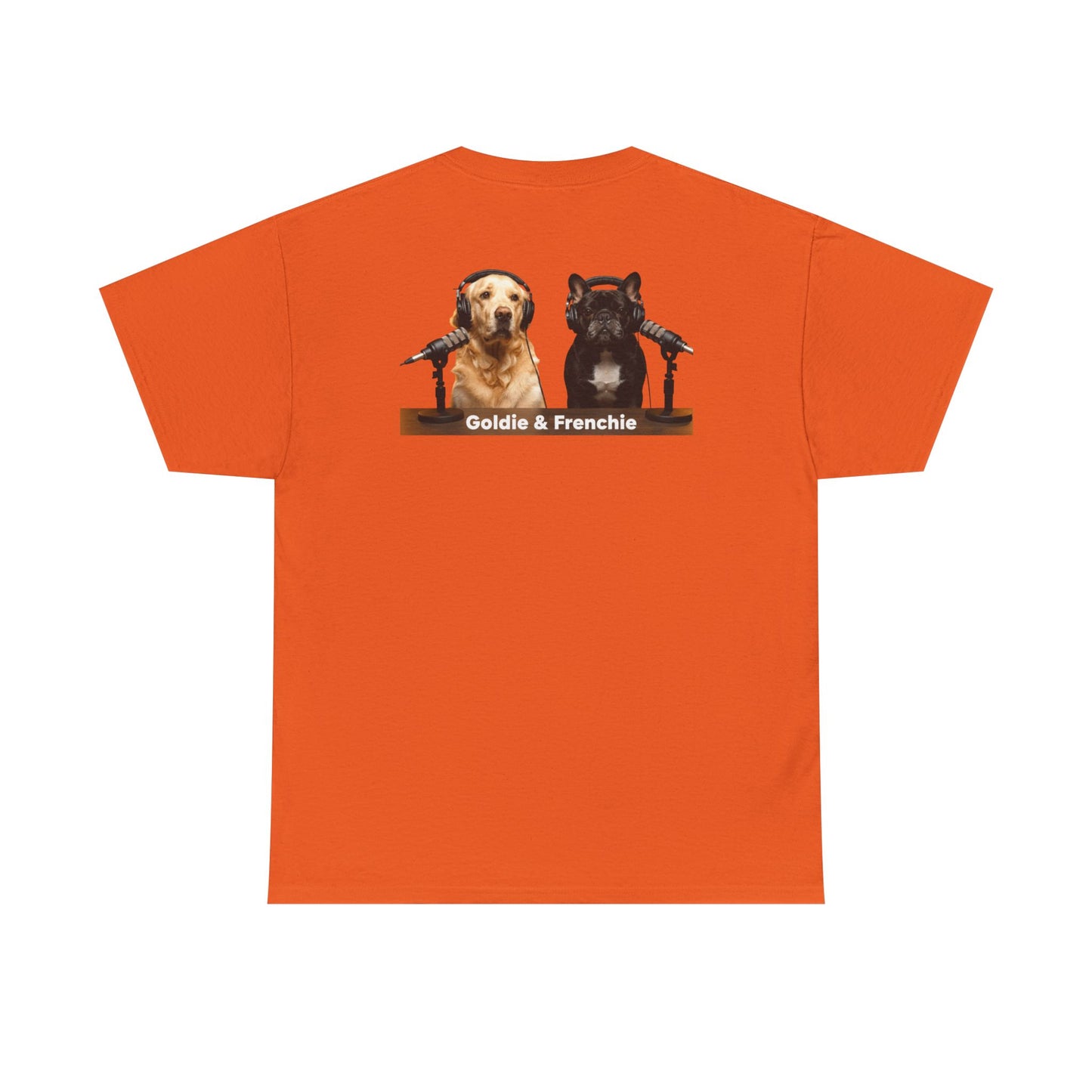 Goldie & Frenchie Staying Warm Front & Back Canada T‑Shirt - Ships from Canada