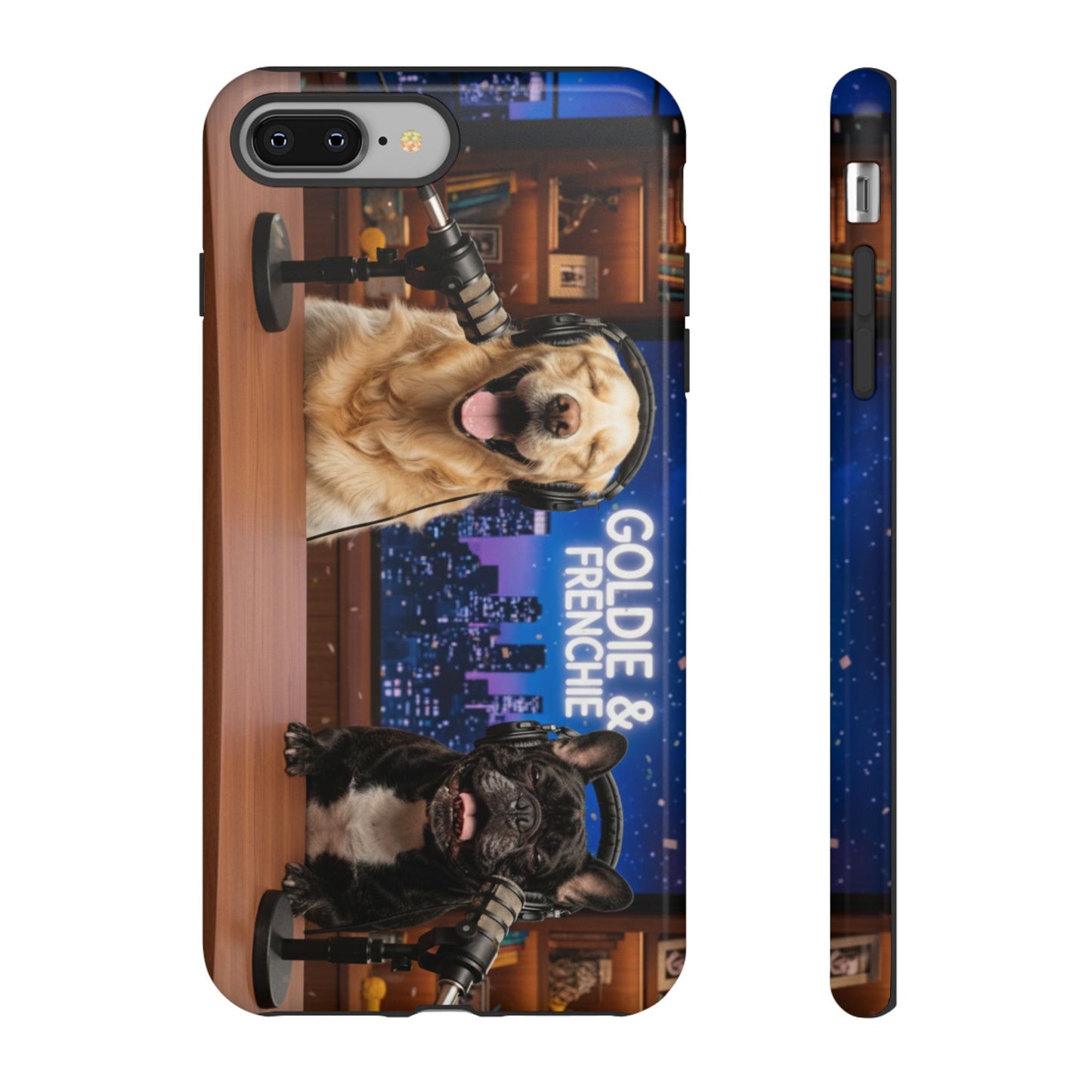 Goldie & Frenchie Talk Show LOL Laughing out iPhone Cases