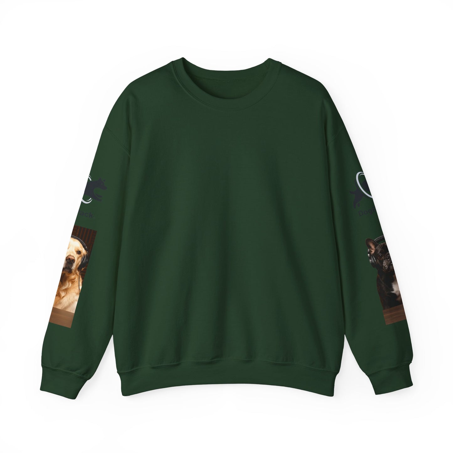 Goldie & Frenchie Have your Back Crewneck and Printed Sleeves