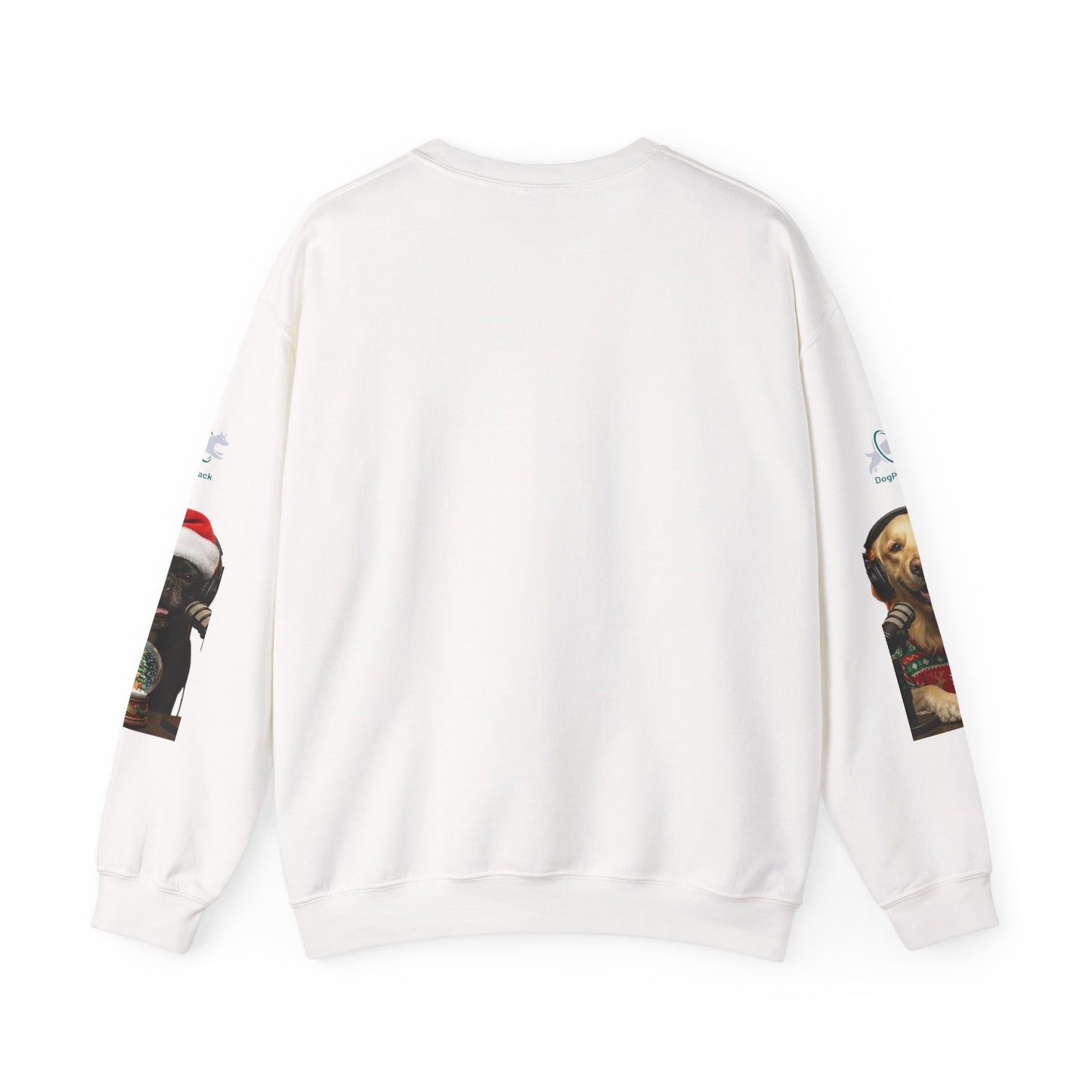 Goldie & Frenchie Christmas Crewneck with G&F sleeves