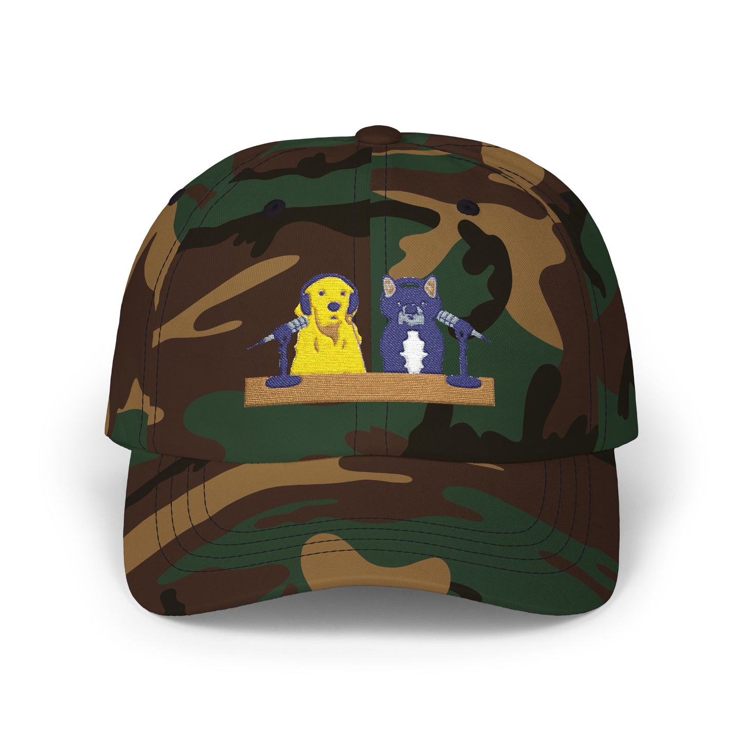 Goldie & Frenchie Embroidered Podcast Hat