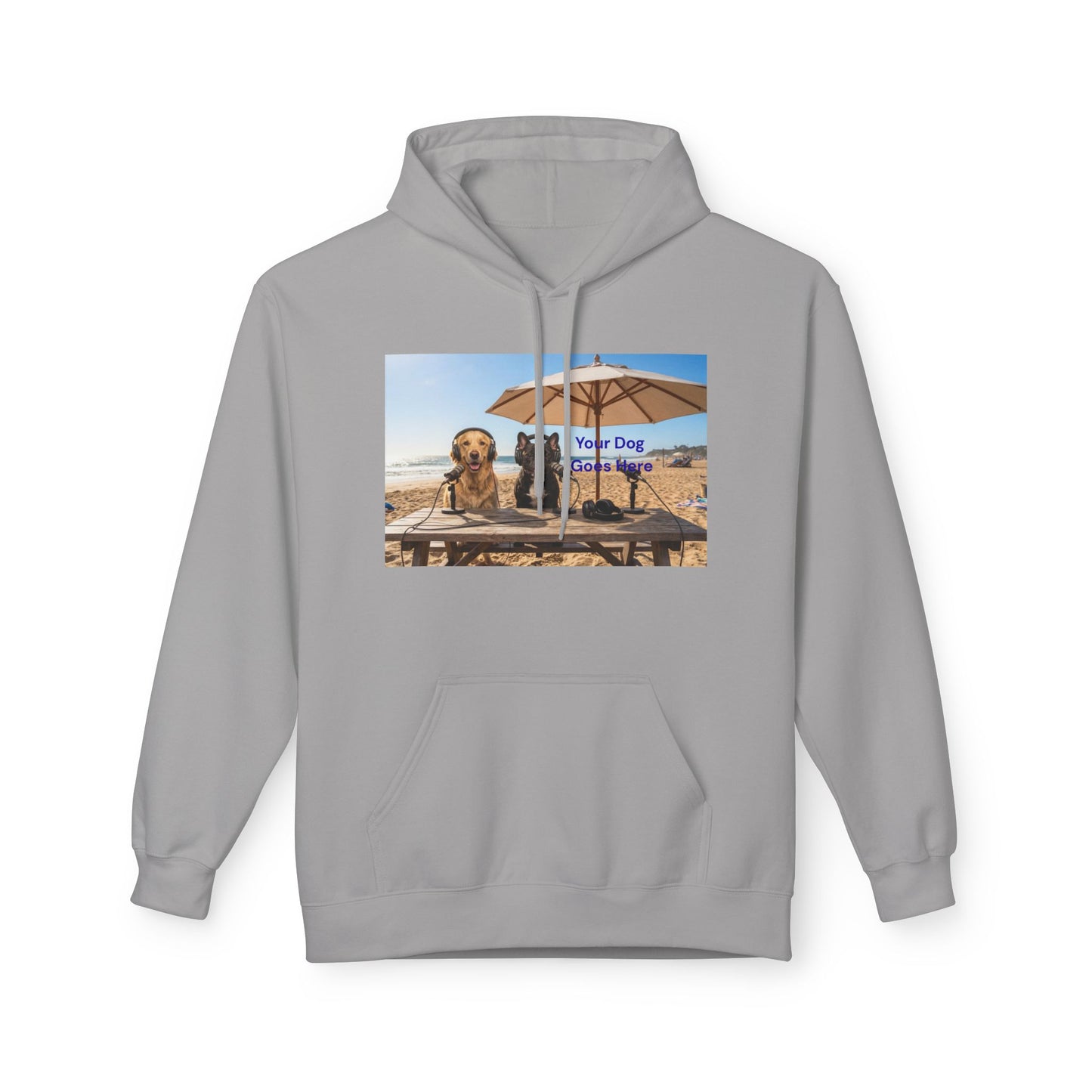 Custom Goldie & Frenchie with Your Dog! Soft Style Podcast Hoodie
