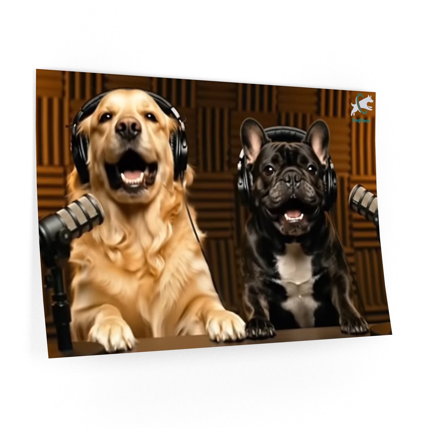 Goldie & Frenchie Laughing Wall Decal