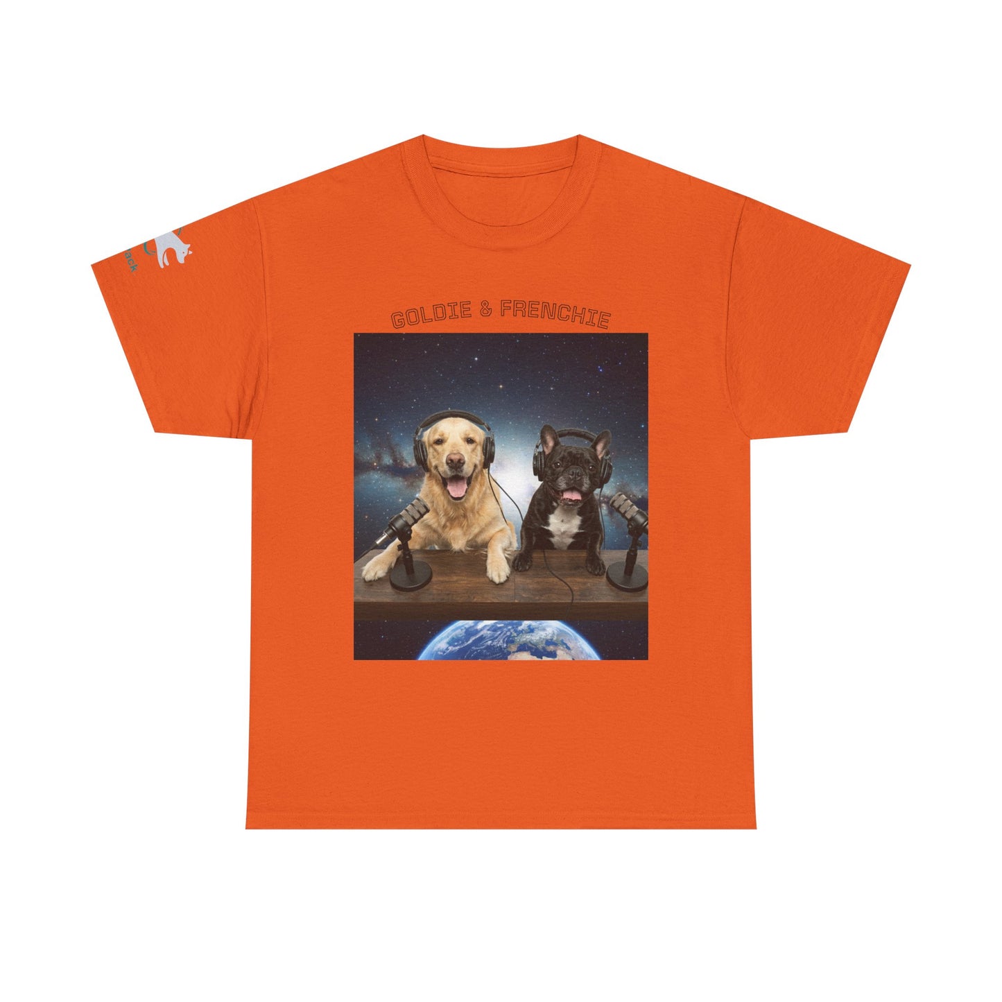 Goldie & Frenchie Broadcasting from Space T-Shirt