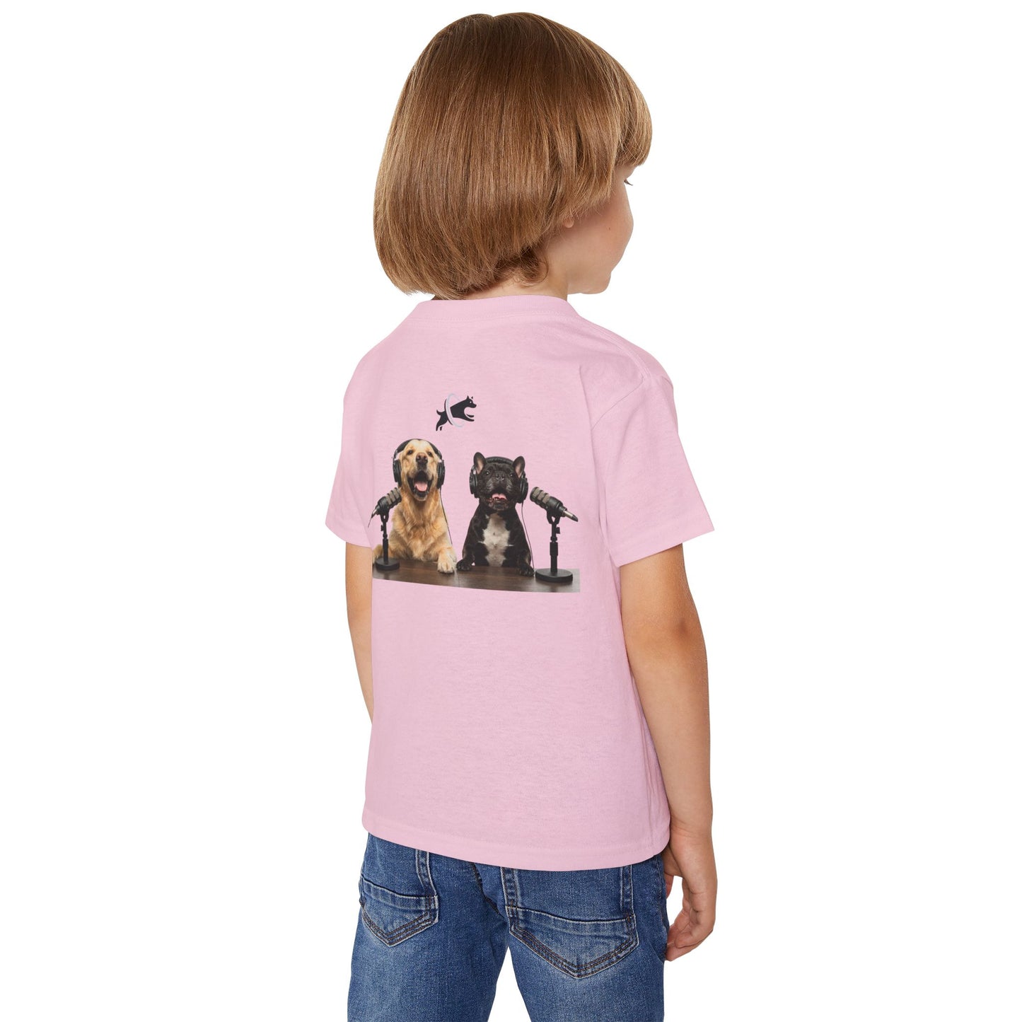 Goldie the Doctor & Frenchie the Baker Toddler T‑Shirt - Front & Back Print