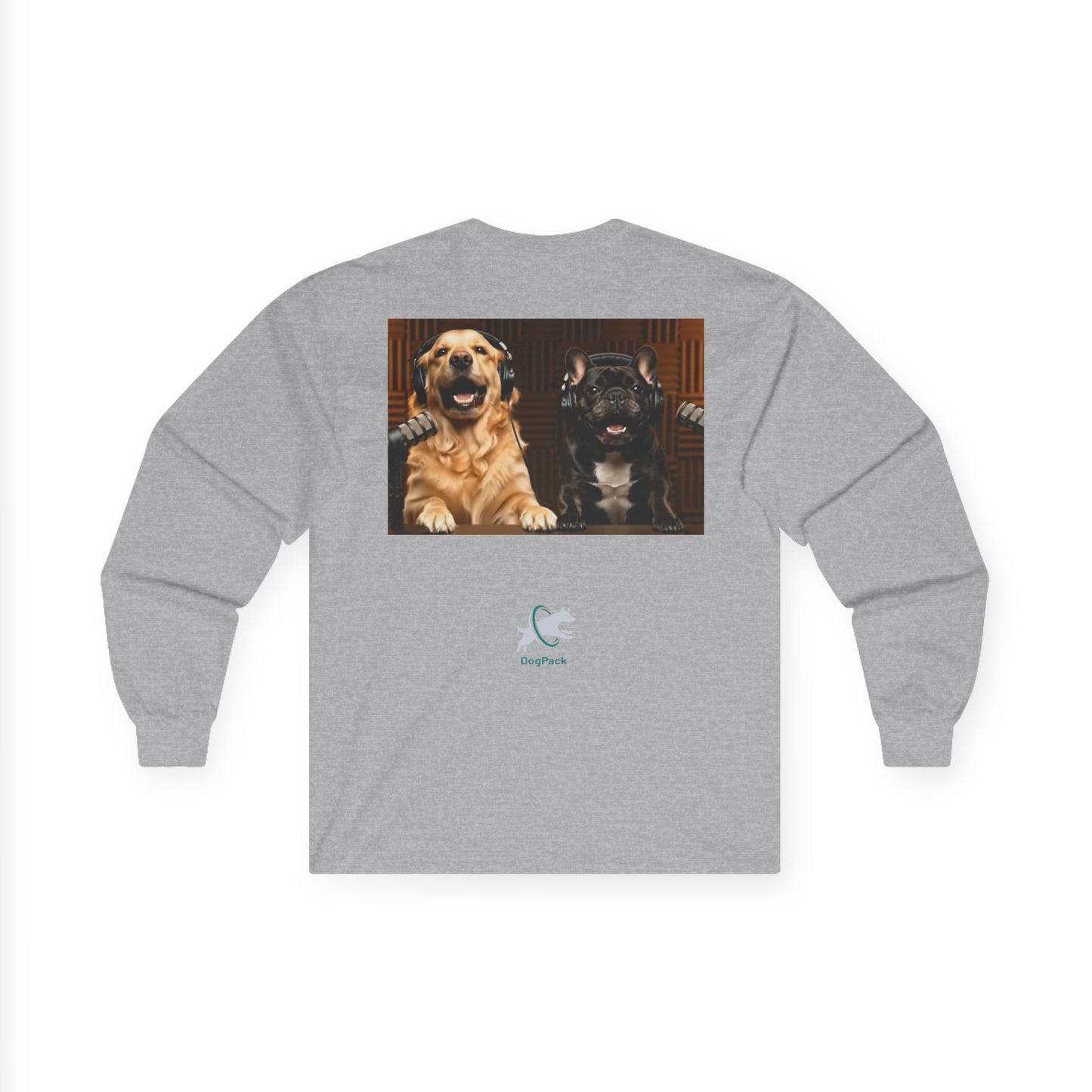 Goldie & Frenchie Long Sleeve Tee - Front and Back