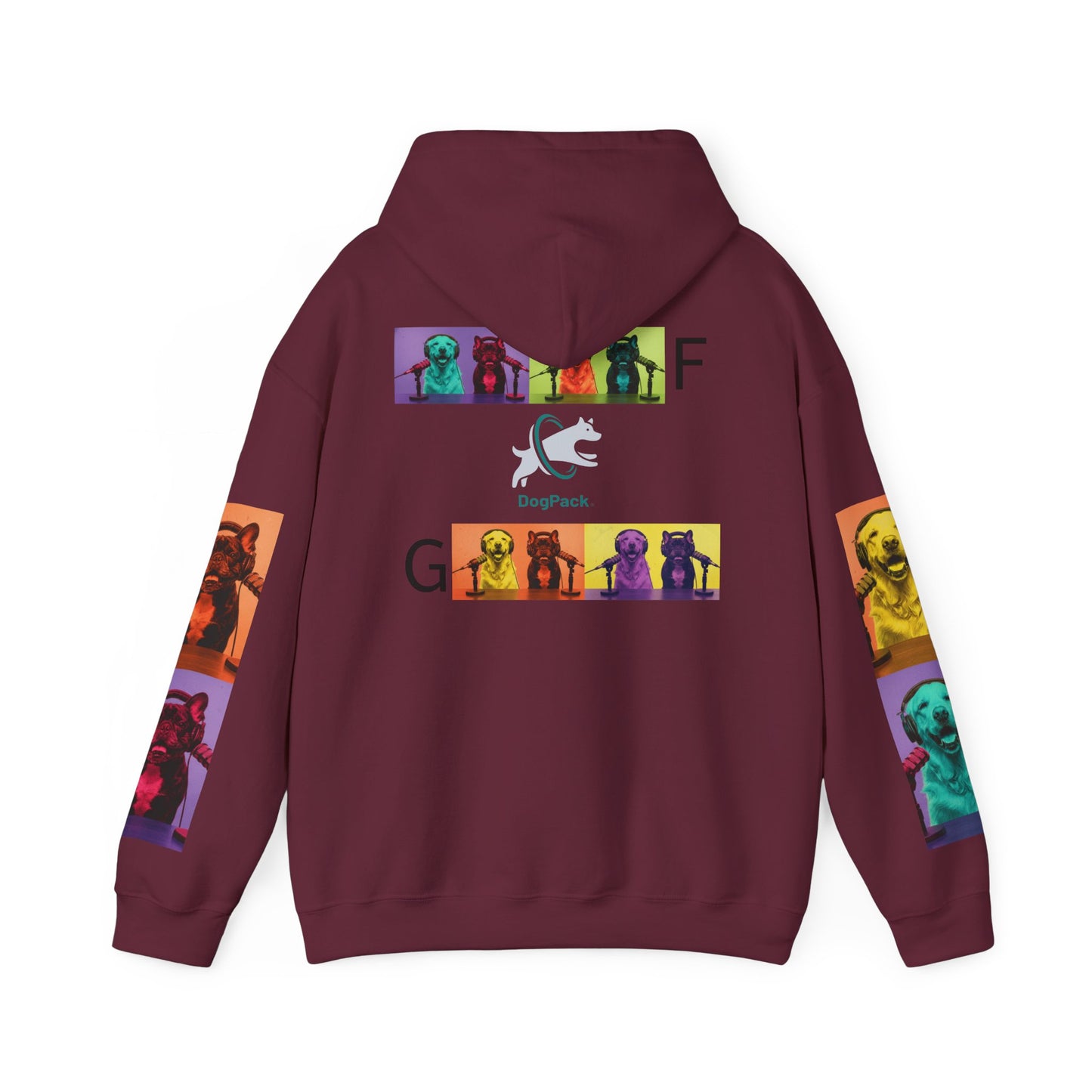 Goldie & Frenchie Cruisin' Hoodie — G&F "Windows down, music up" - Warhol inspired