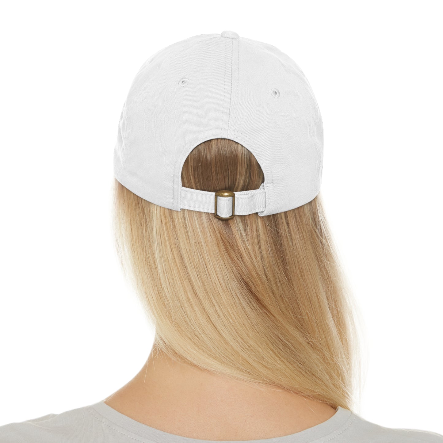 Goldie & Frenchie Leather Patch Baseball Cap