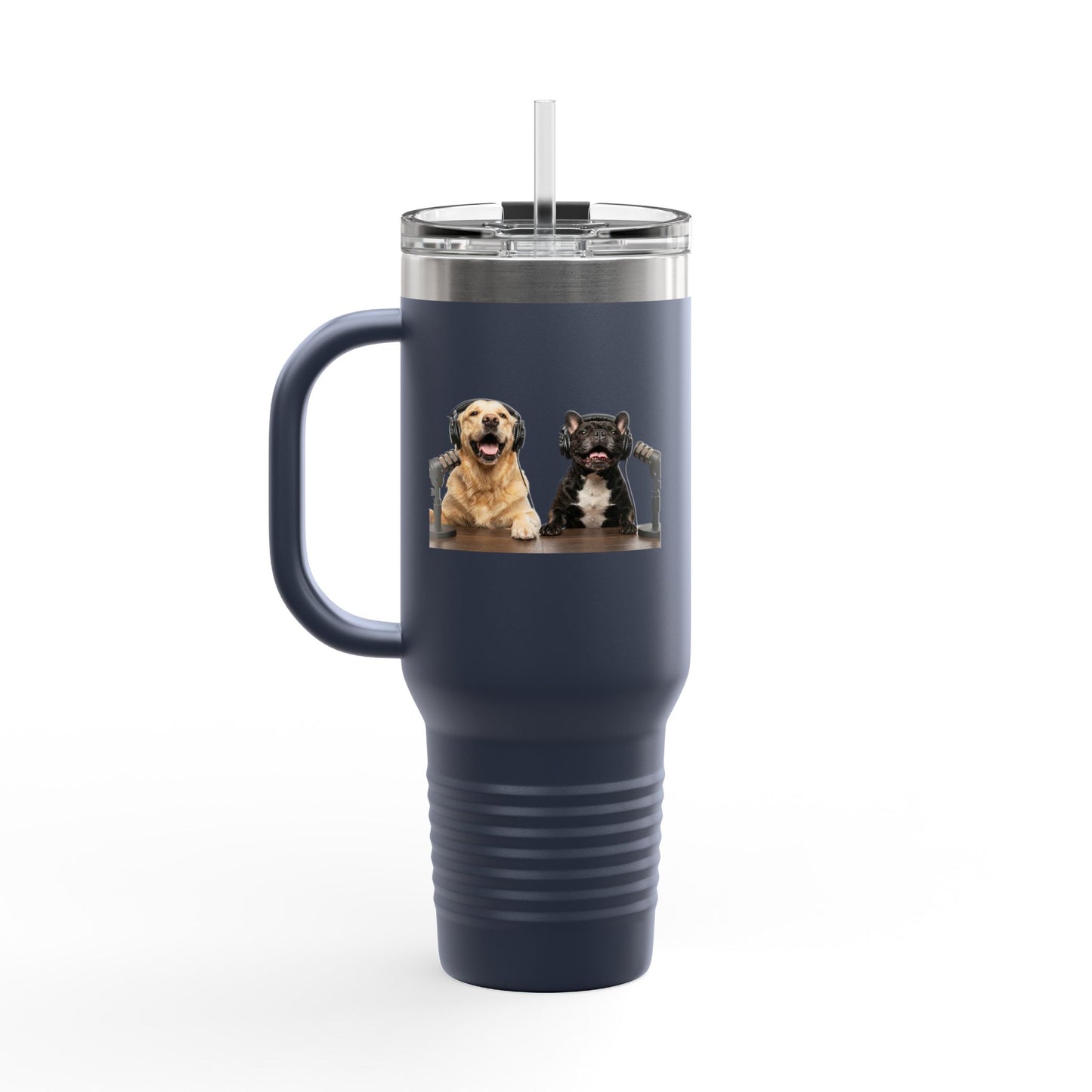 Goldie & Frenchie 40oz Insulated Travel Mug