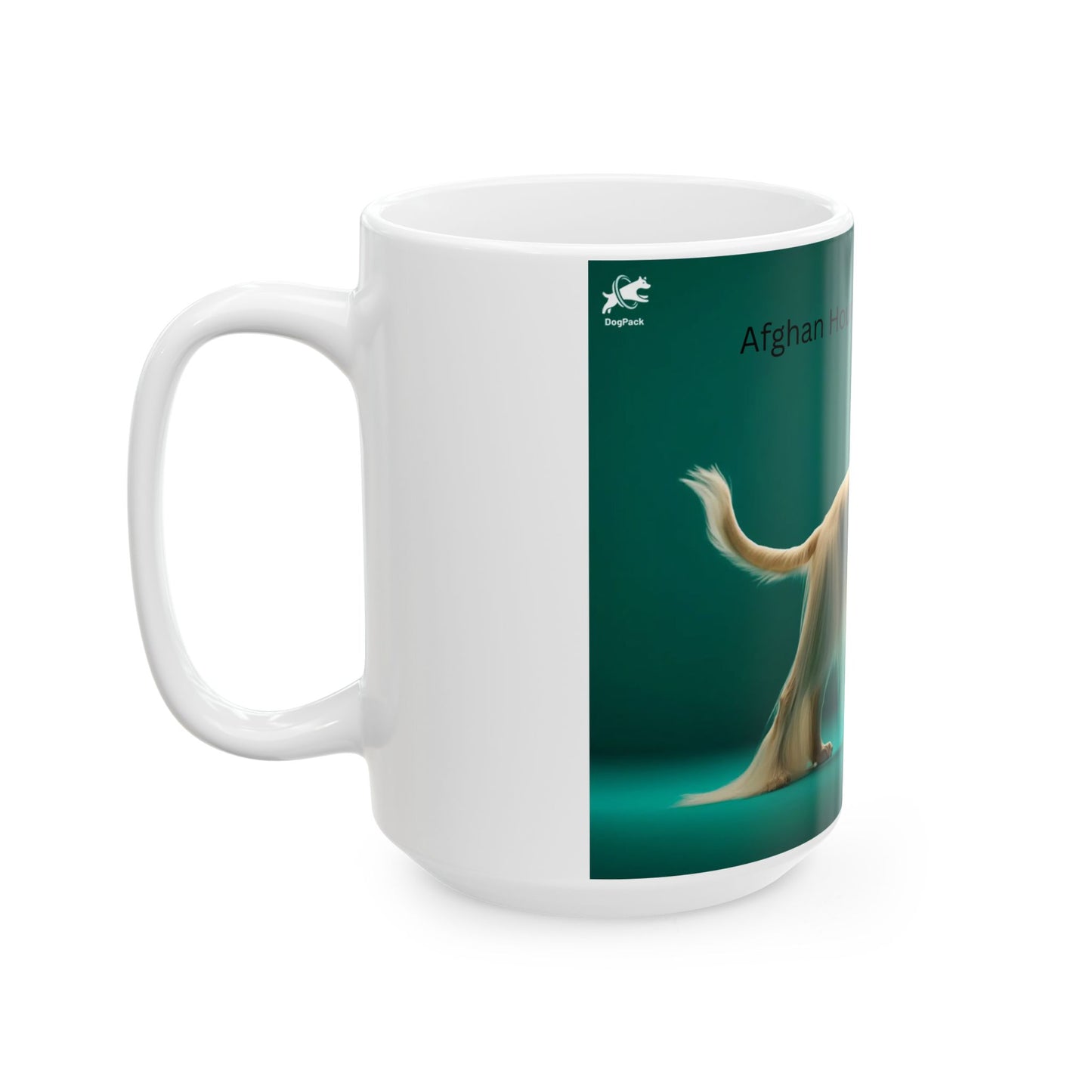 Afghan Hound Ceramic Mug – Dog Lover Coffee Cup (11oz/15oz)