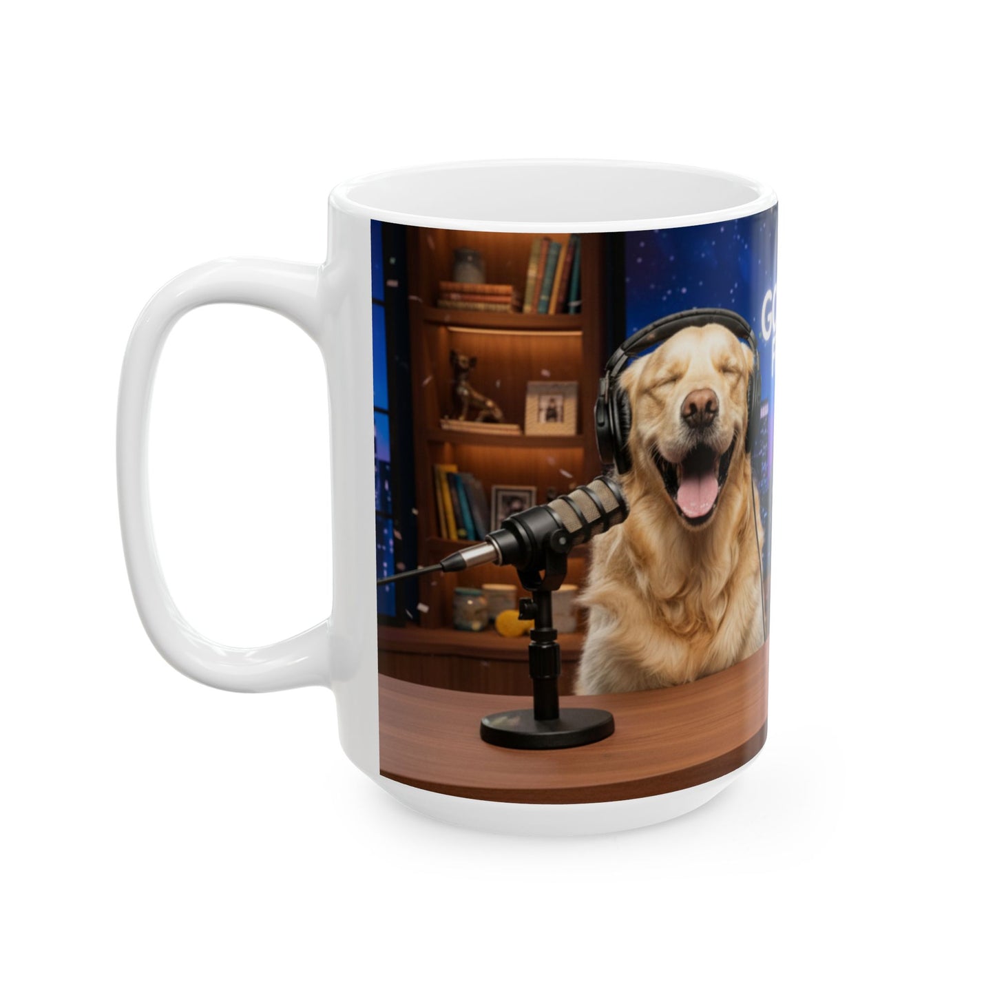 Goldie & Frenchie LOL Talk Show - Laugh Out Loud Studio Mug - (11oz & 15oz)