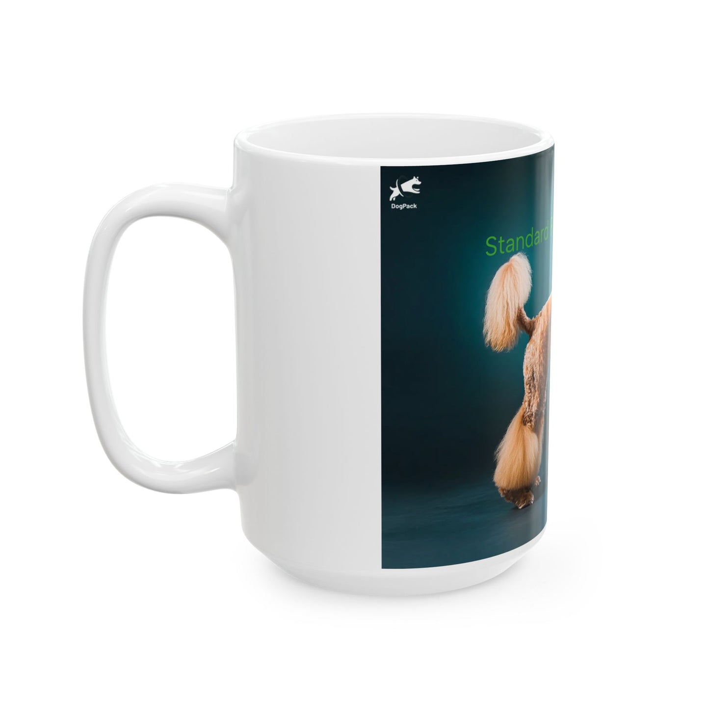 Standard Poodle Ceramic Mug — Standard Poodle Dog Breed Coffee Cup (11oz & 15oz)