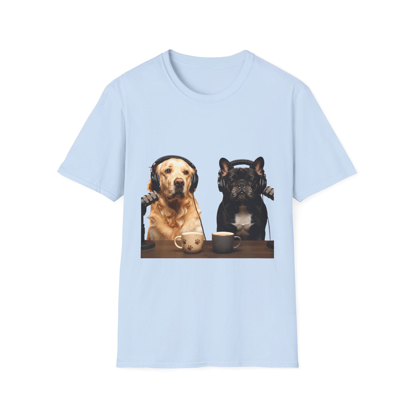 Goldie & Frenchie back & front Softstyle T-shirt