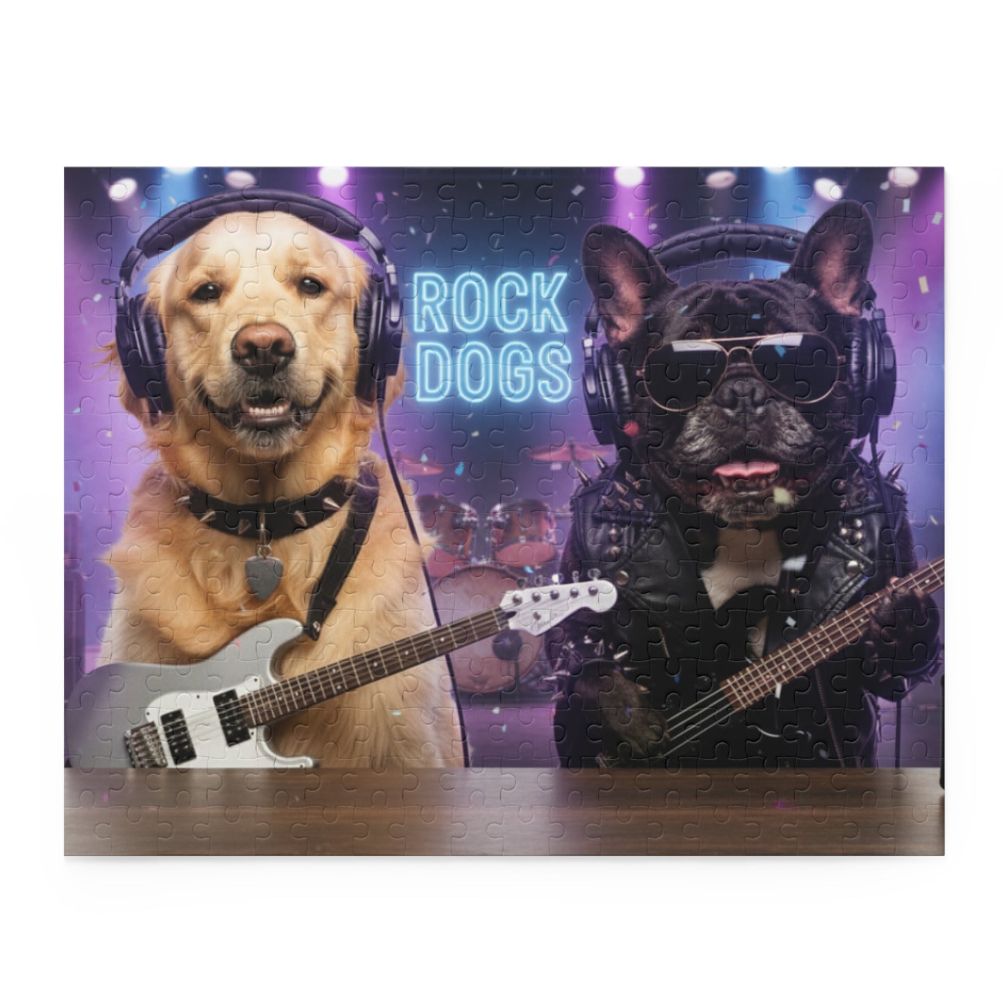 Goldie & Frenchie 'Rock Dogs' Puzzle - 120/252/500 - Piece Jigsaw Puzzle