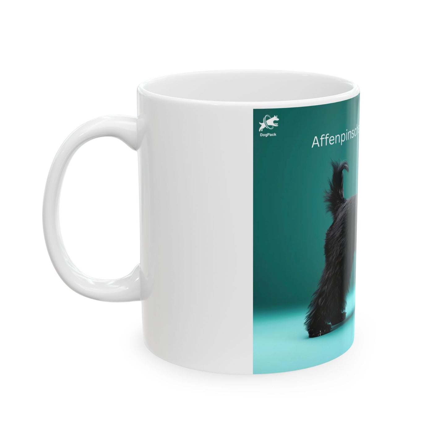 Affenpinscher Ceramic Mug — Cute Black Dog Coffee Cup (11oz & 15oz)