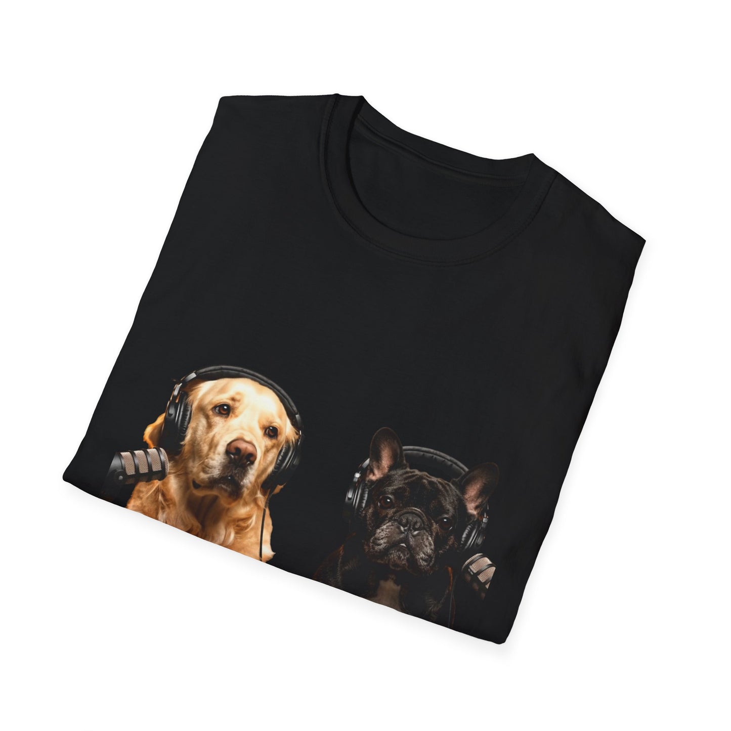 Goldie & Frenchie back & front Softstyle T-shirt