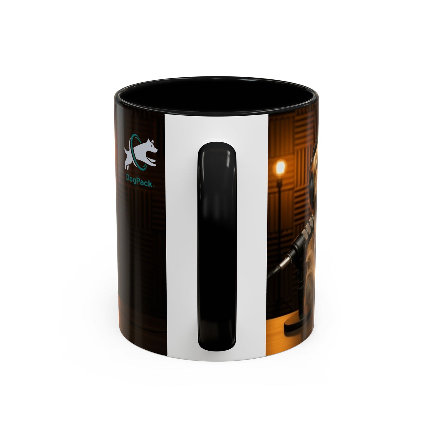 Goldie & Frenchie Custom Accent Coffee Mug – Choose your Color Interior and Send in your Pic (11/15oz)