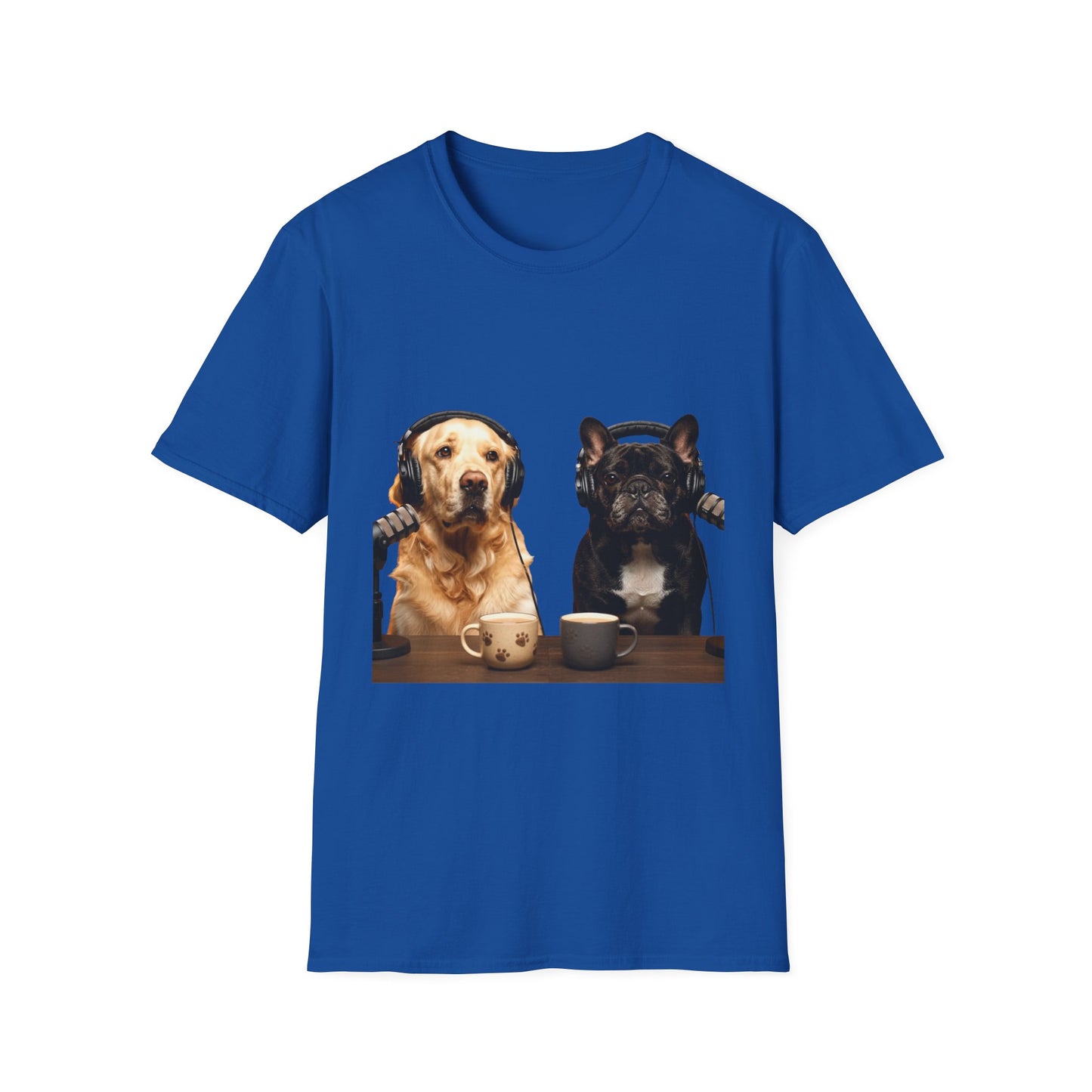 Goldie & Frenchie back & front Softstyle T-shirt
