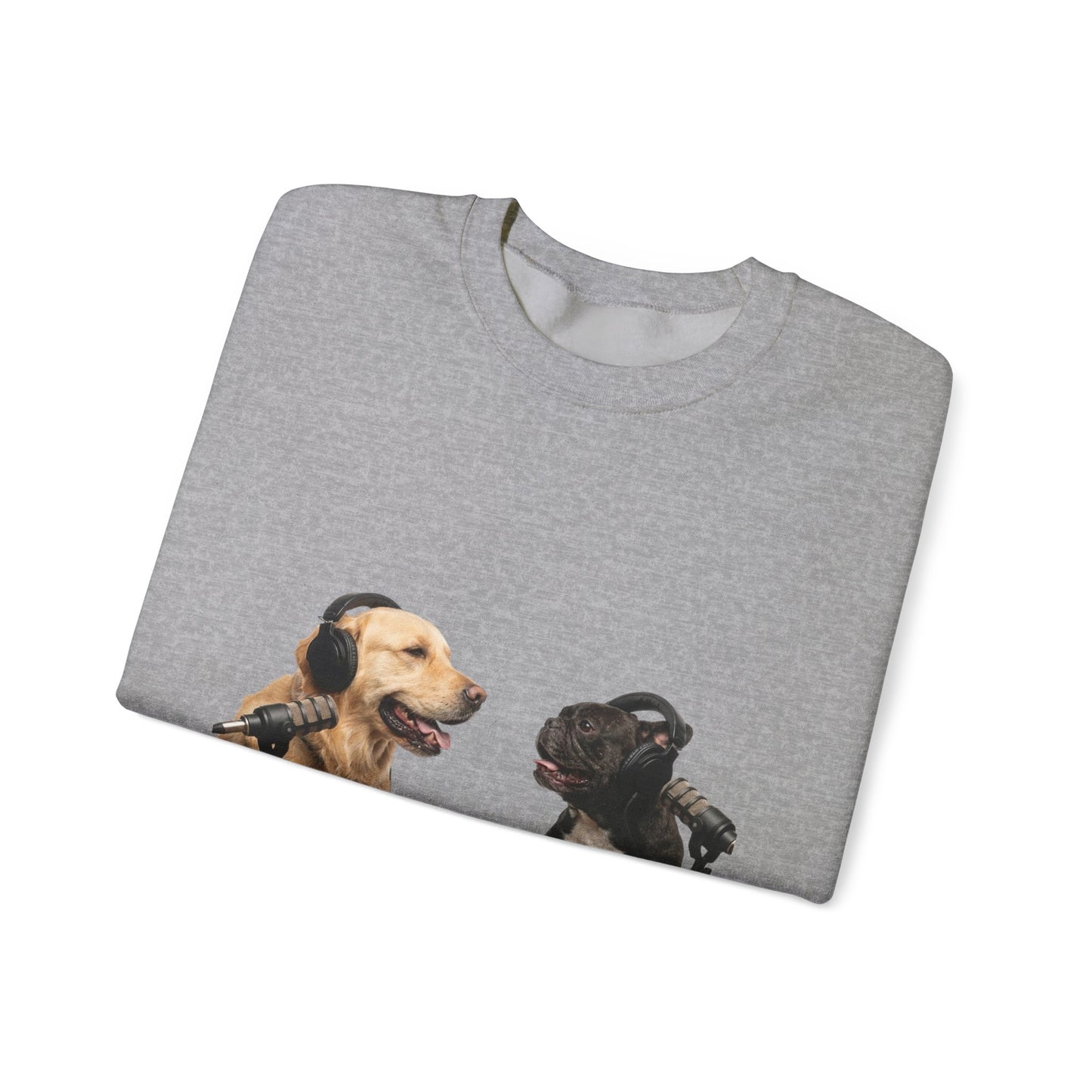 Goldie & Frenchie Chatting Crewneck with Klimt style G&F sleeves