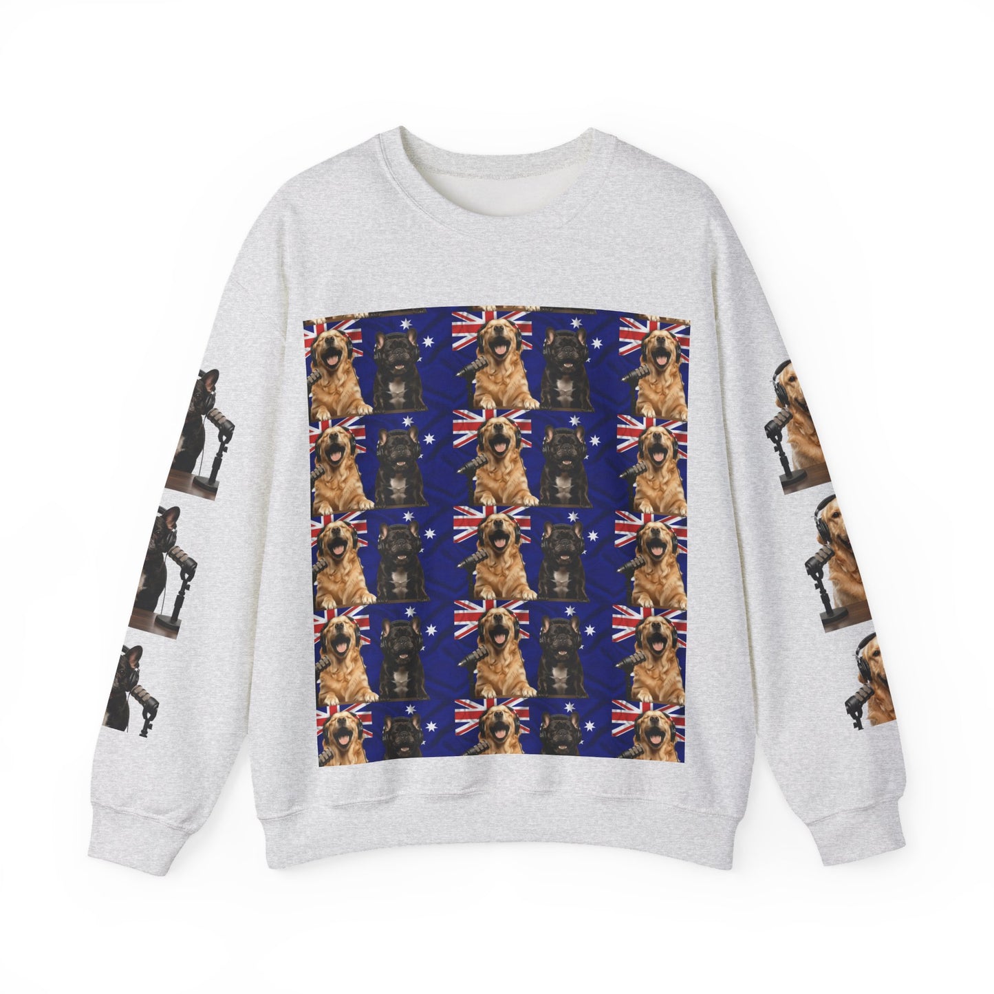 Goldie & Frenchie Australian Pride Crewneck Sweatshirt — Fully Printed Special Edition - Ships from Australia + New Zealand