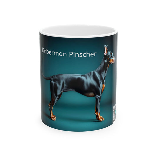 Doberman Pinscher Ceramic Mug – Dog Lover Gift (11oz & 15oz)