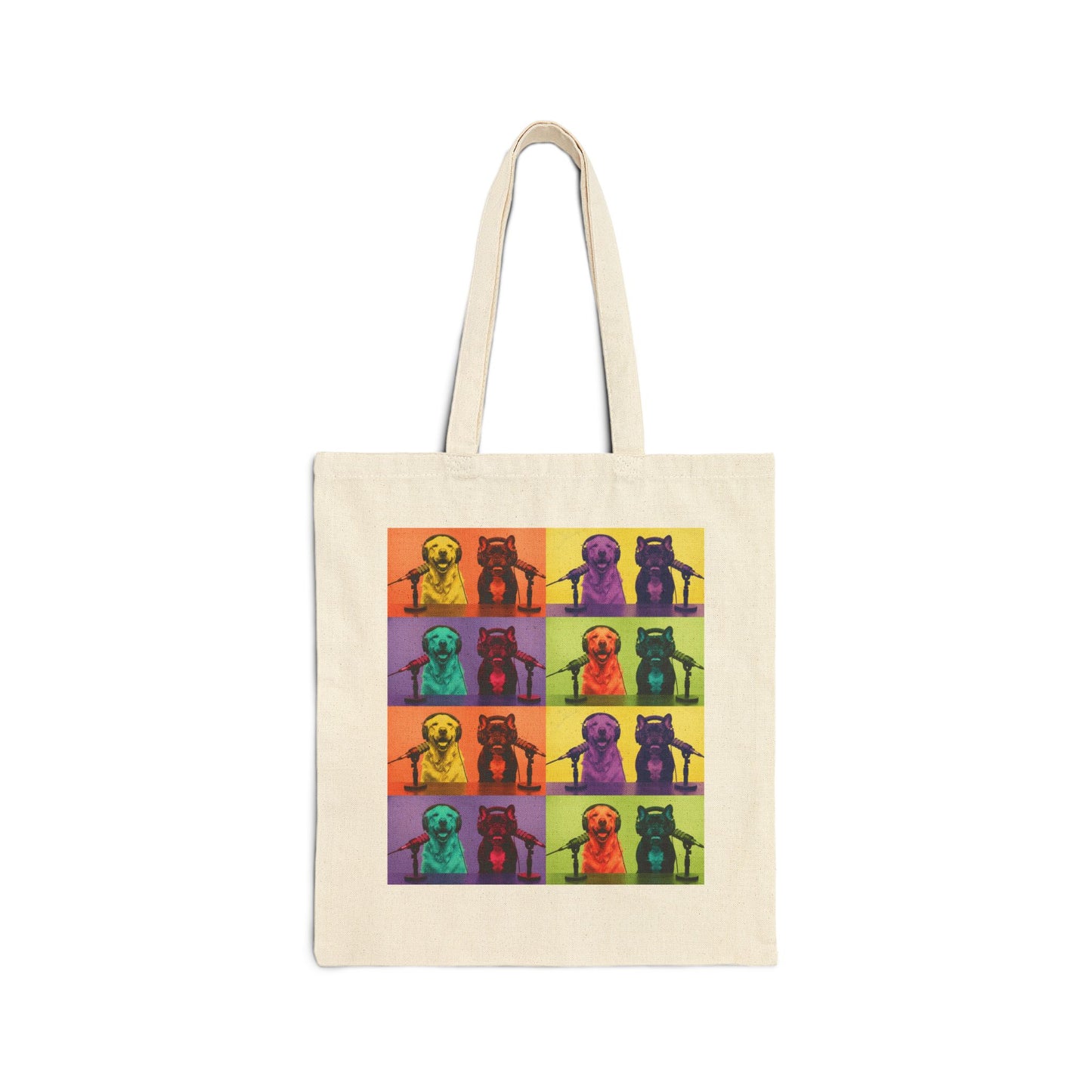 Goldie & Frenchie 'Pop-Art Warhol Inspired' Canvas Tote