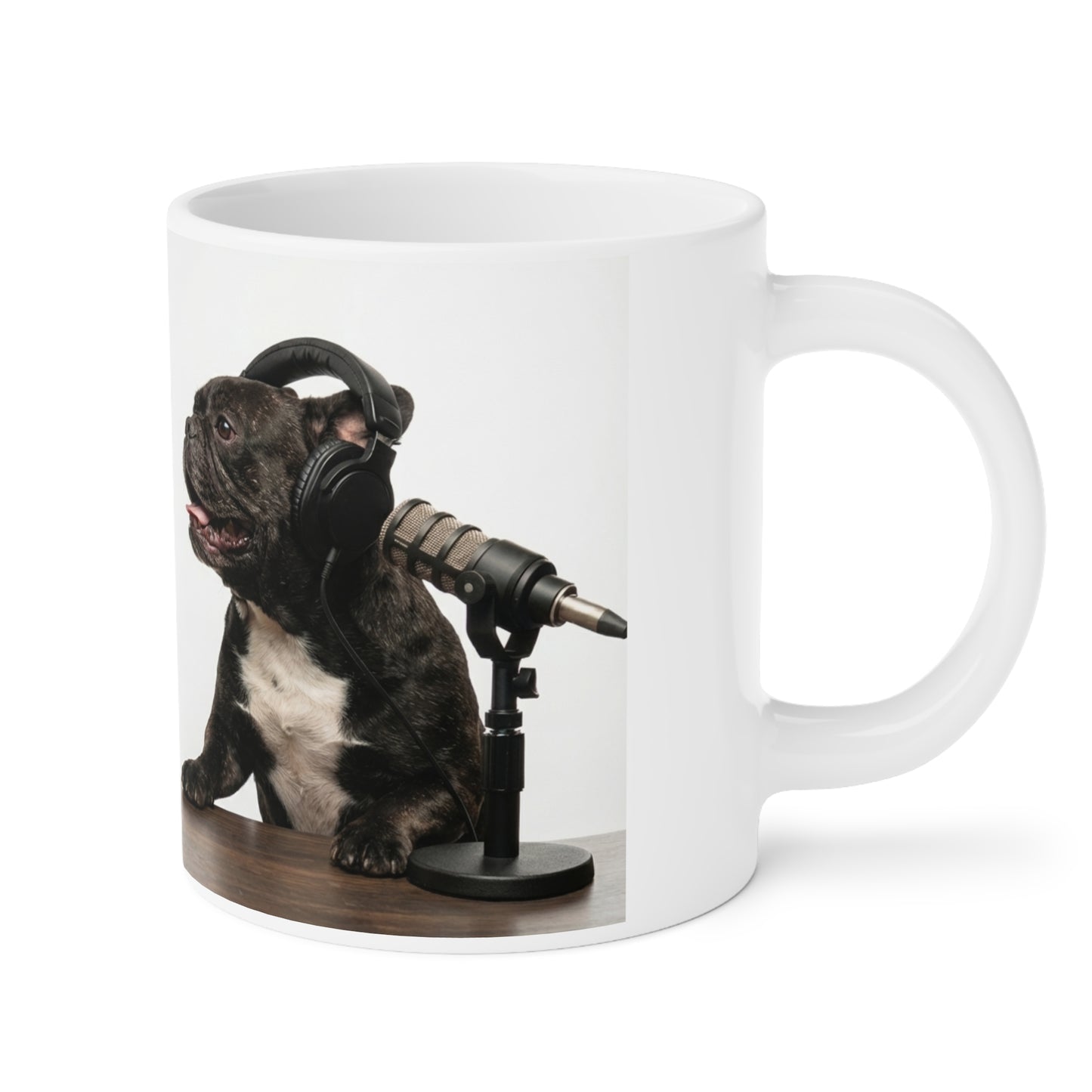 Goldie & Frenchie Chatting Ceramic Coffee Mug (11oz/15oz/20oz) - Made and Ships from Canada