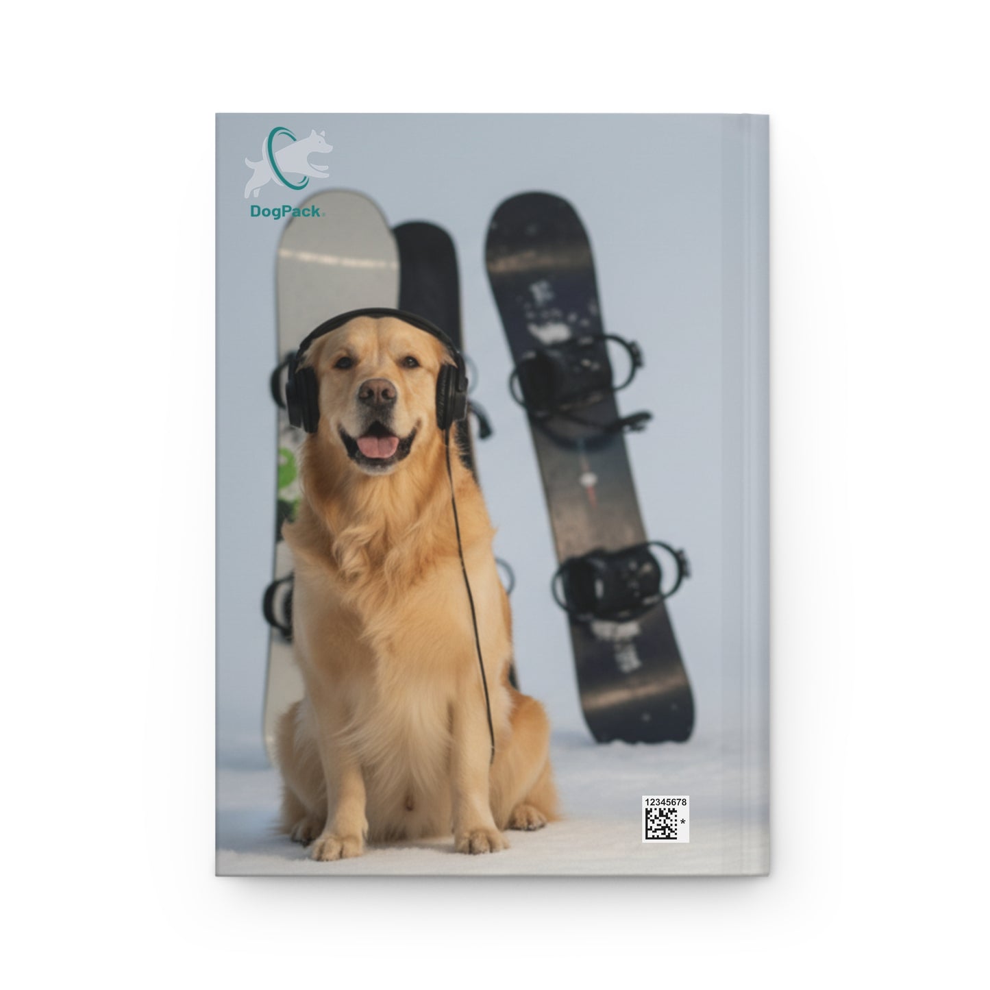 Goldie & Frenchie Snowboarding Notebook