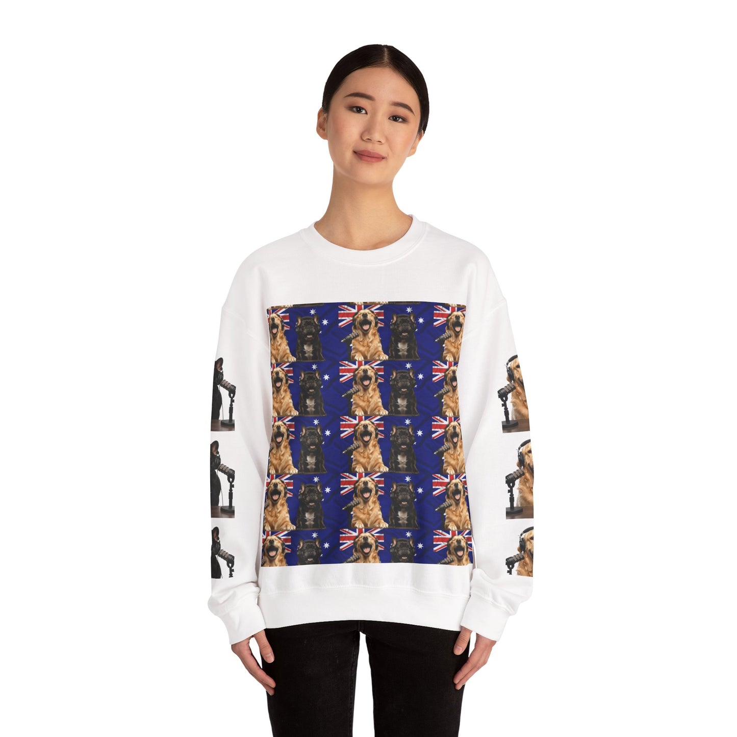 Goldie & Frenchie Australian Pride Crewneck Sweatshirt — Fully Printed Special Edition - Ships from Australia + New Zealand