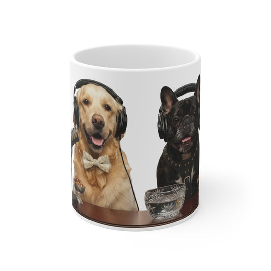 Goldie & Frenchie Sophisticated & Wealthy Coffee Mug — 11oz & 15oz Quality Ceramic - Ships from United Kingdom