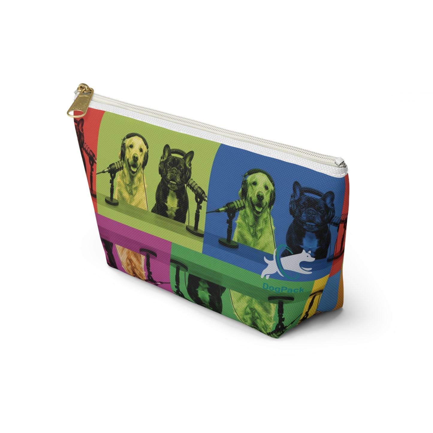 Goldie & Frenchie Warhol Inspired Pop Art Accessory Pouch