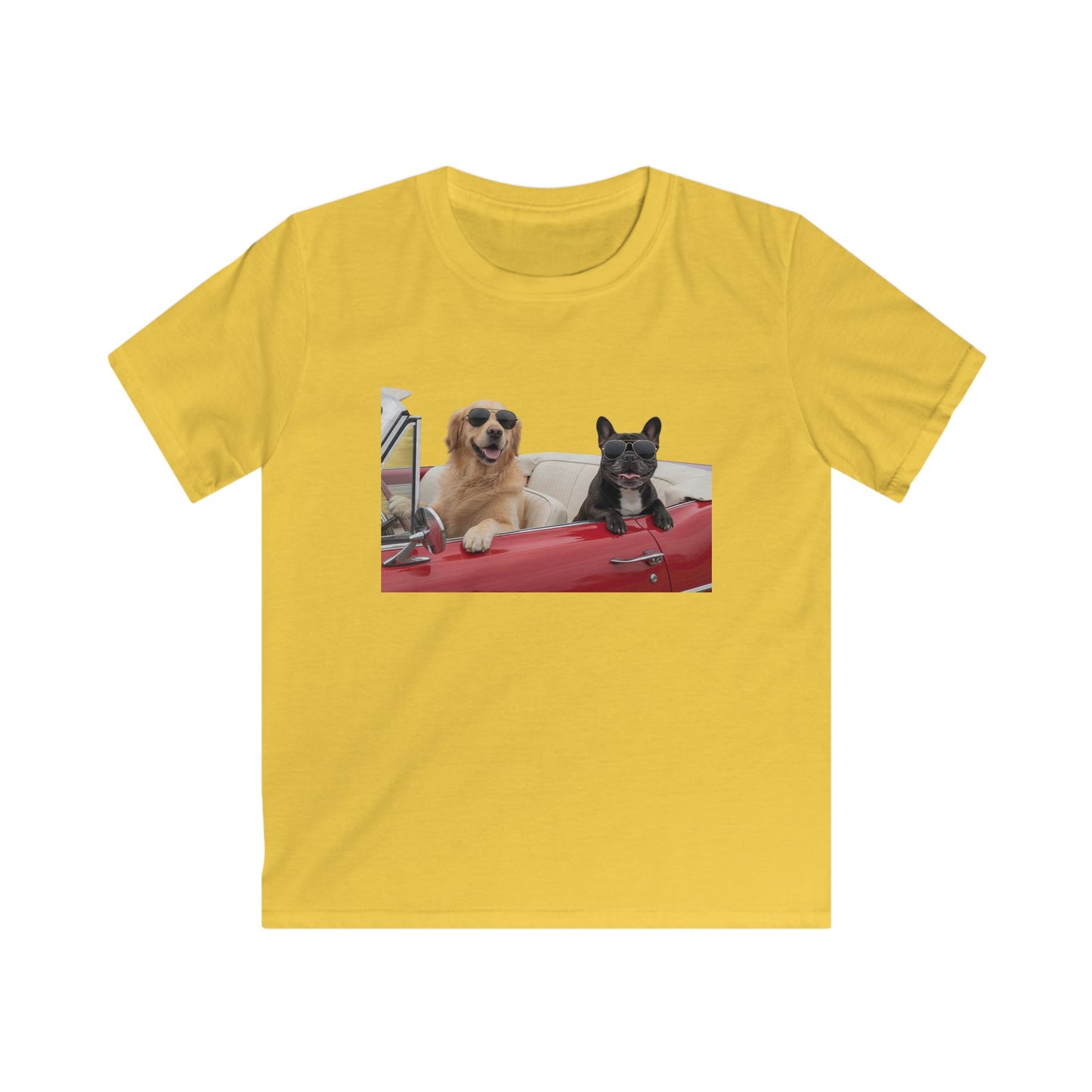 Kids Goldie & Frenchie SoftStyle T‑Shirt