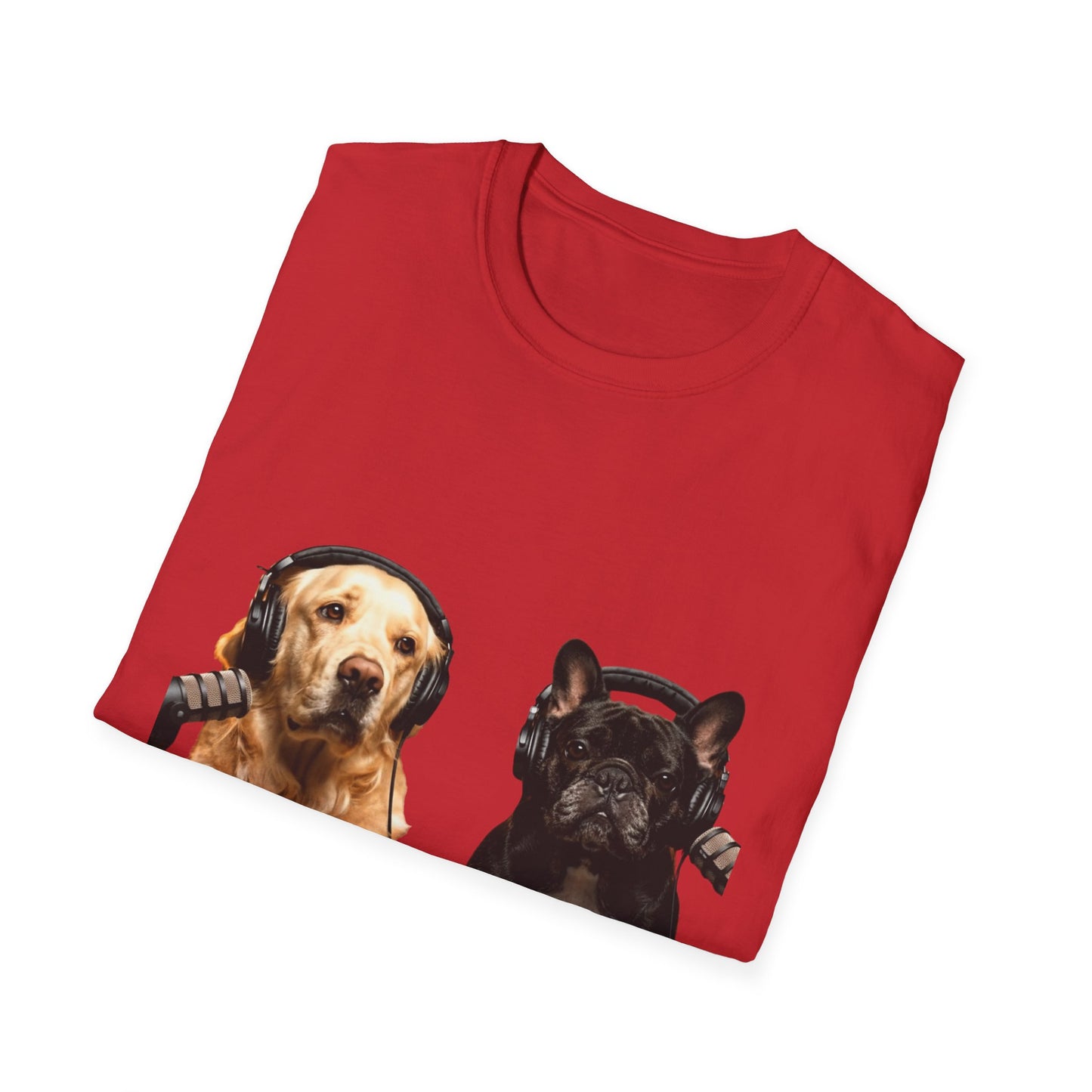 Goldie & Frenchie back & front Softstyle T-shirt