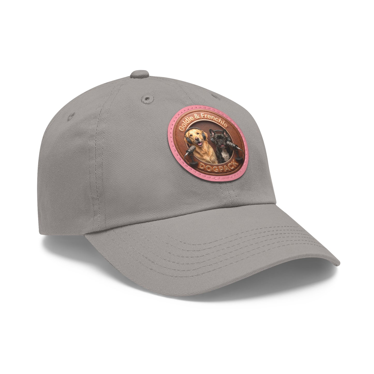 Goldie & Frenchie Leather Patch Baseball Cap