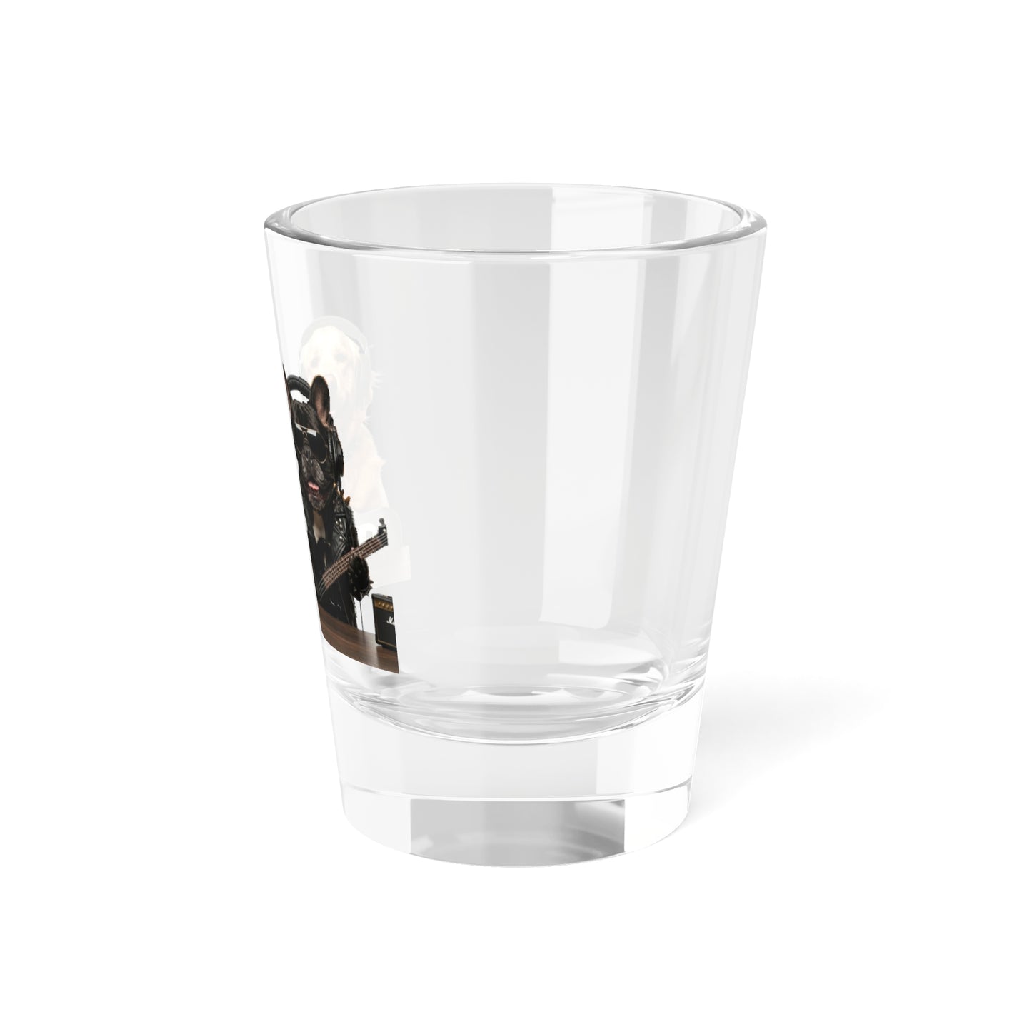 Goldie & Frenchie Rock Dogs - High Quality, Heavy Shot Glass, 1.5oz