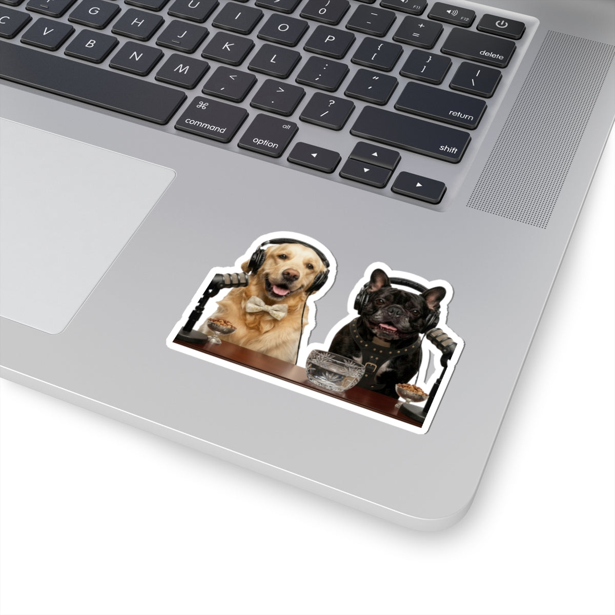 Goldie & Frenchie Sophisticated & Wealthy Kiss-Cut Sticker