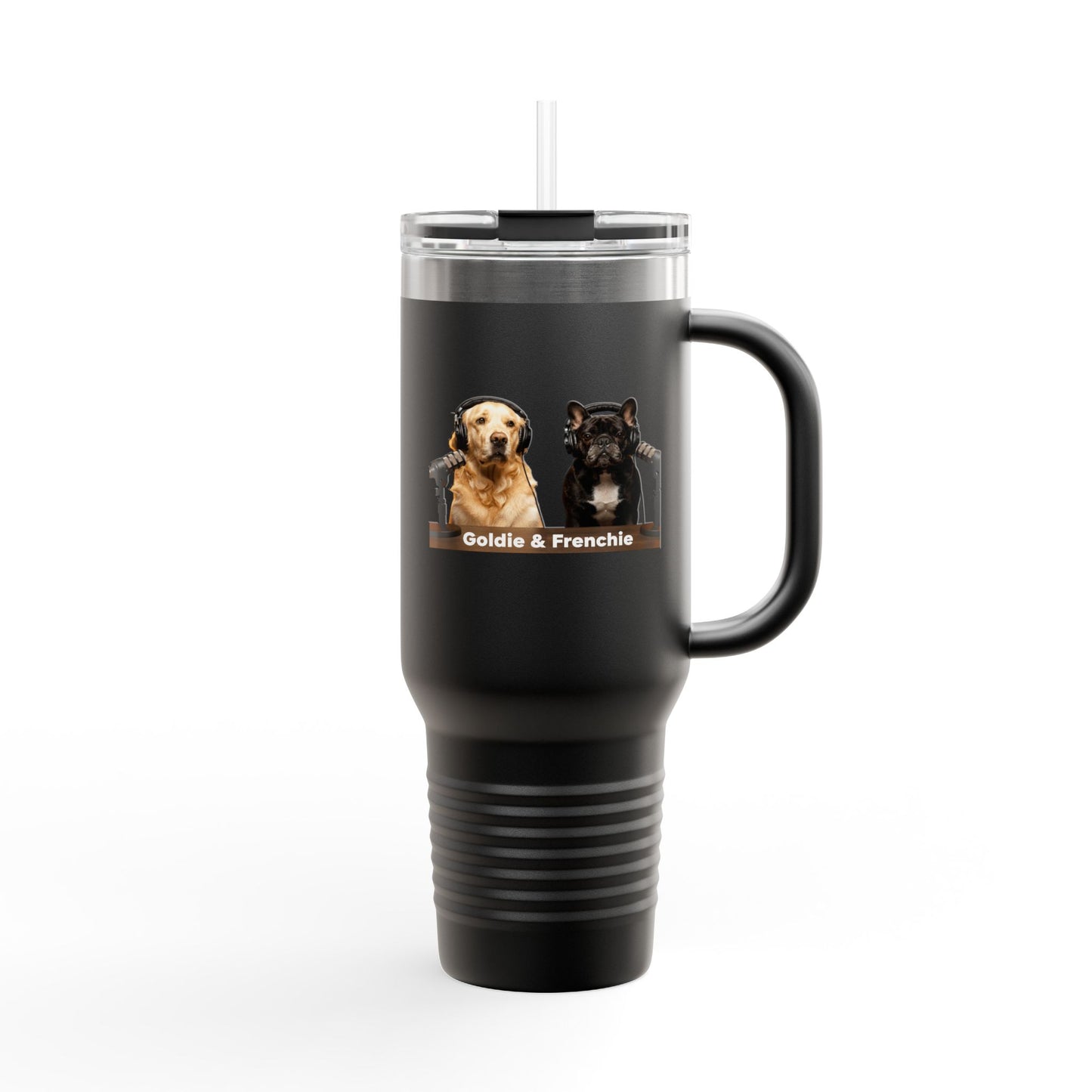 Goldie & Frenchie 40oz Insulated Travel Mug