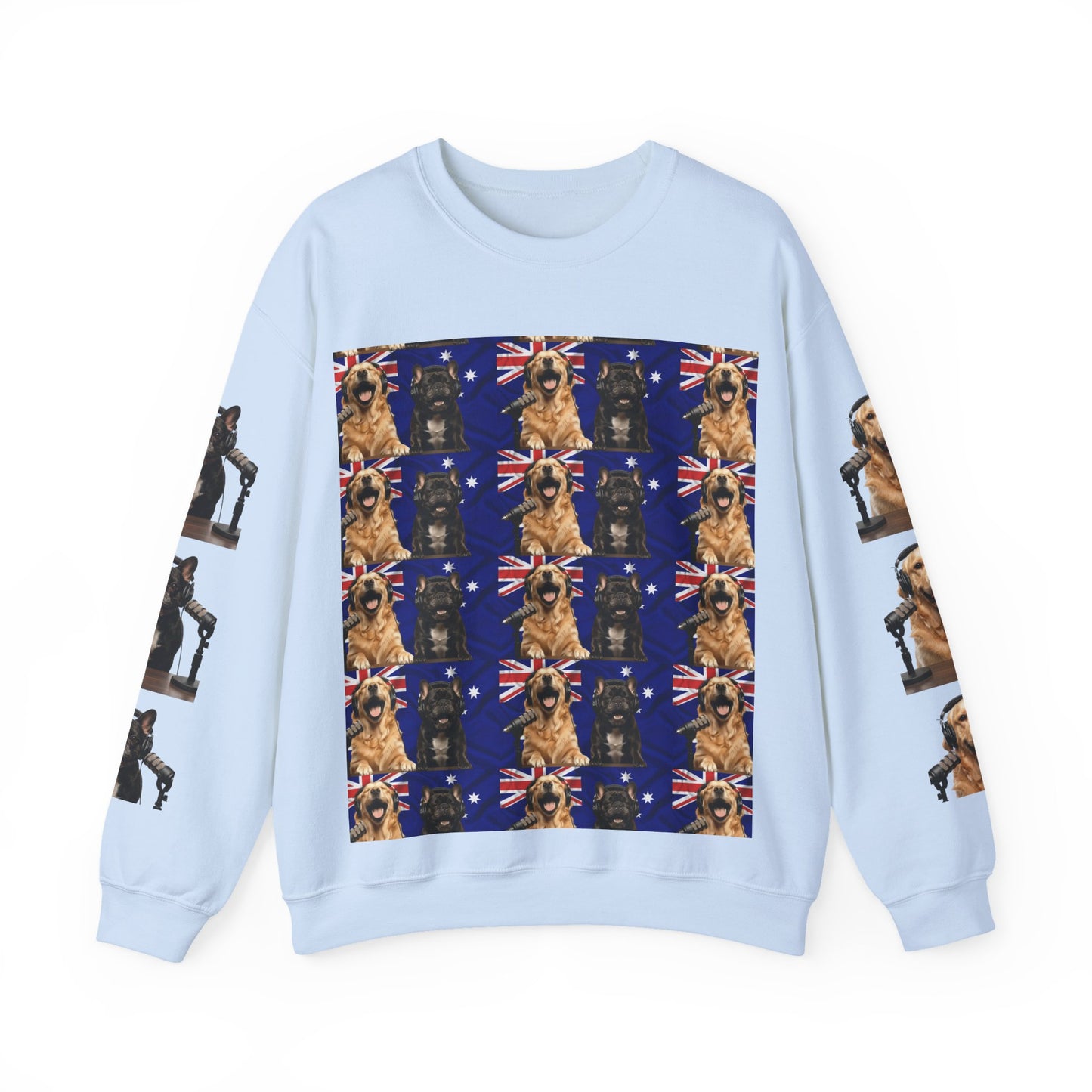 Goldie & Frenchie Australian Pride Crewneck Sweatshirt — Fully Printed Special Edition - Ships from Australia + New Zealand