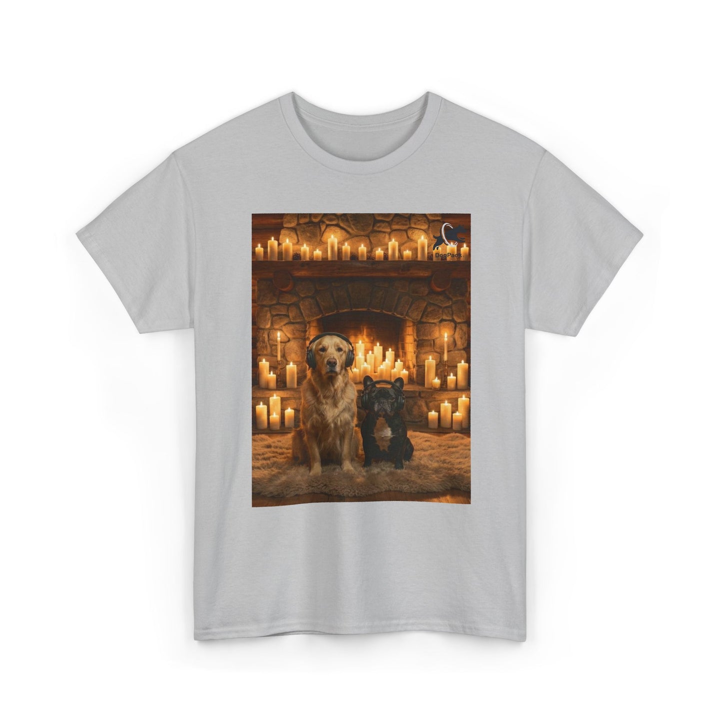 Goldie & Frenchie Staying Warm Front & Back Canada T‑Shirt - Ships from Canada