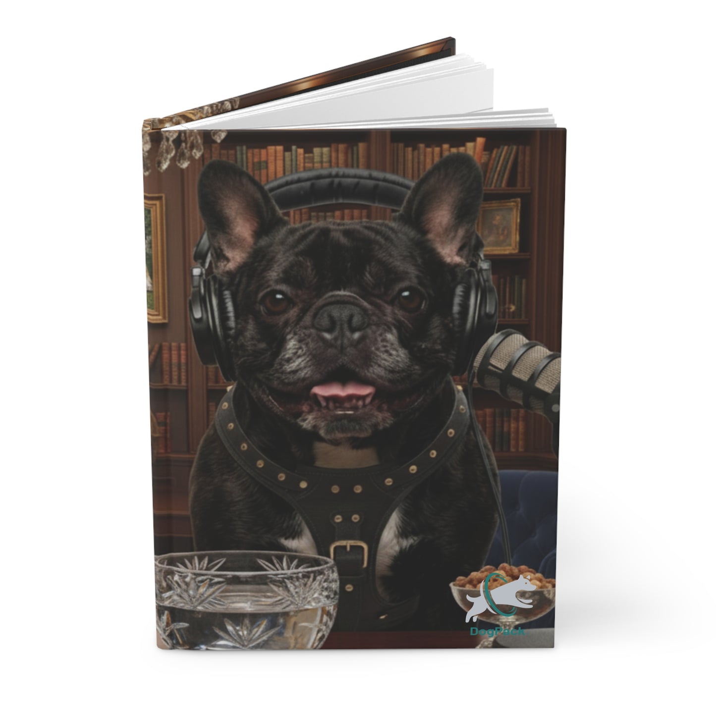 Goldie & Frenchie 'Sophisticated & Wealthy' Hardcover Notebook