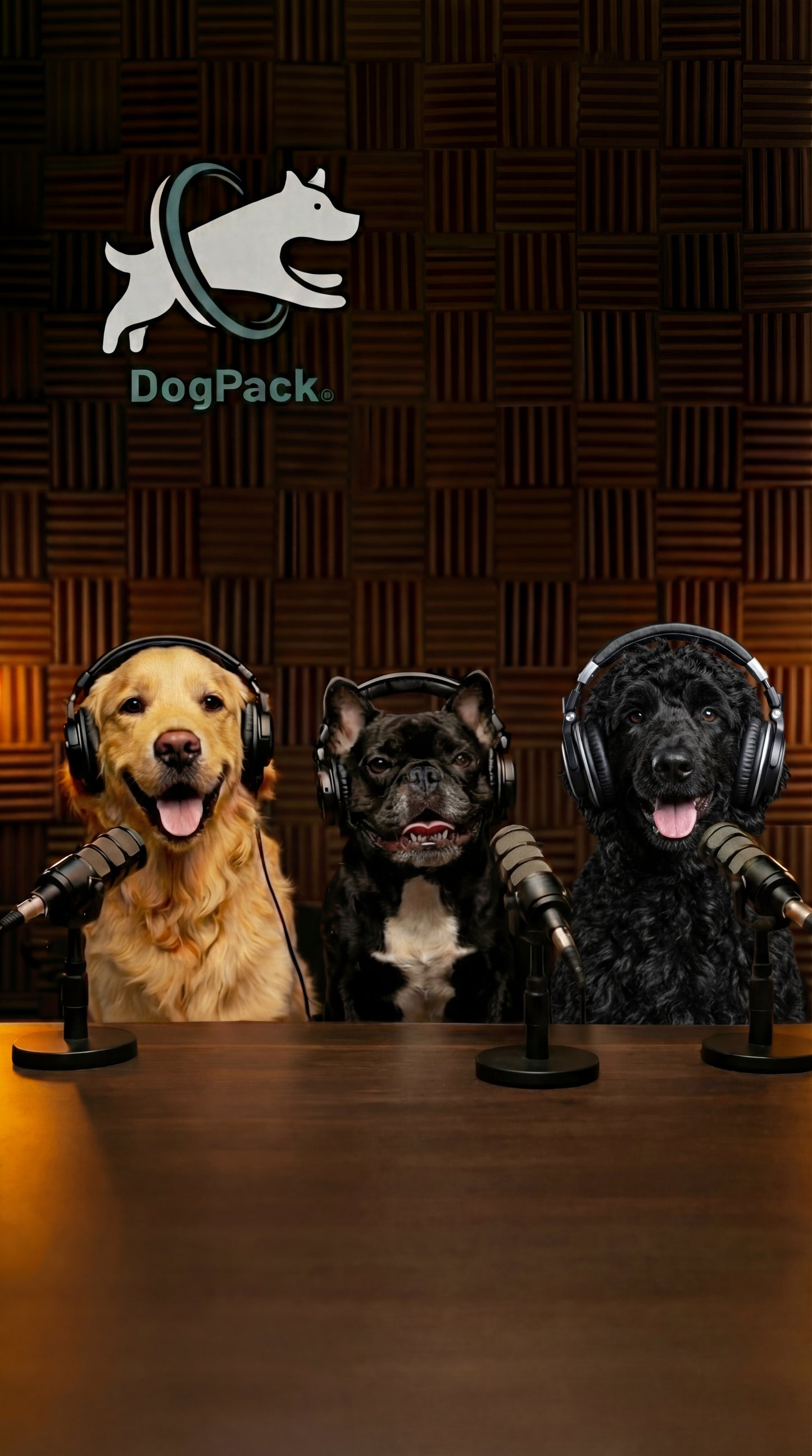 Digital Studio Portrait with Goldie & Frenchie