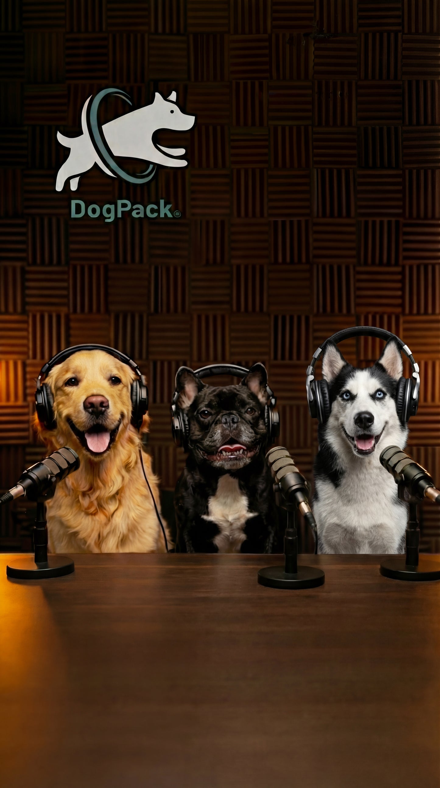 Digital Studio Portrait with Goldie & Frenchie